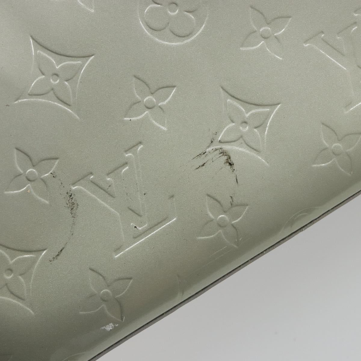 LOUIS VUITTON Monogram Vernis Reade PM Hand Bag Gris M91145 LV Auth ep15380
