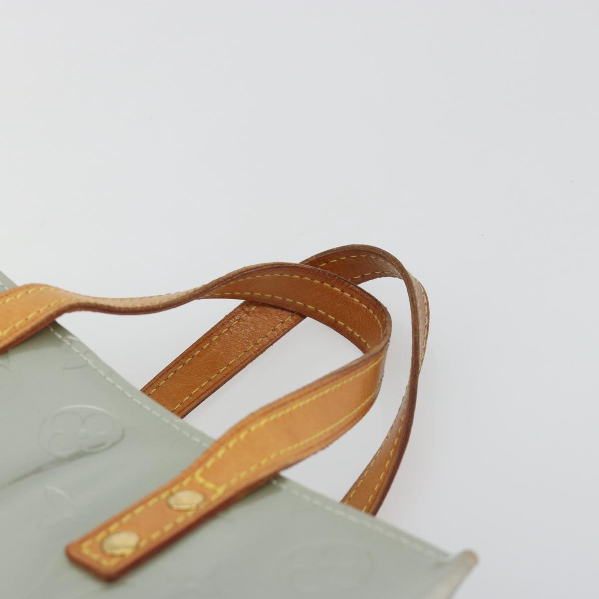 LOUIS VUITTON Monogram Vernis Reade PM Hand Bag Gris M91145 LV Auth ep15380