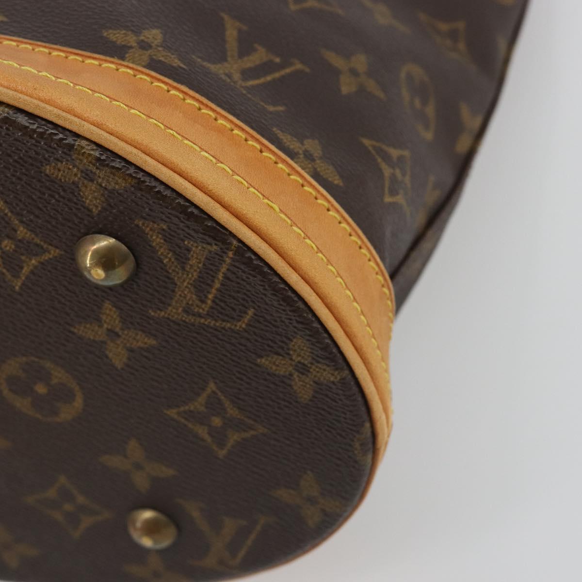 LOUIS VUITTON Monogram Bucket PM Shoulder Bag M42238 LV Auth ep15392