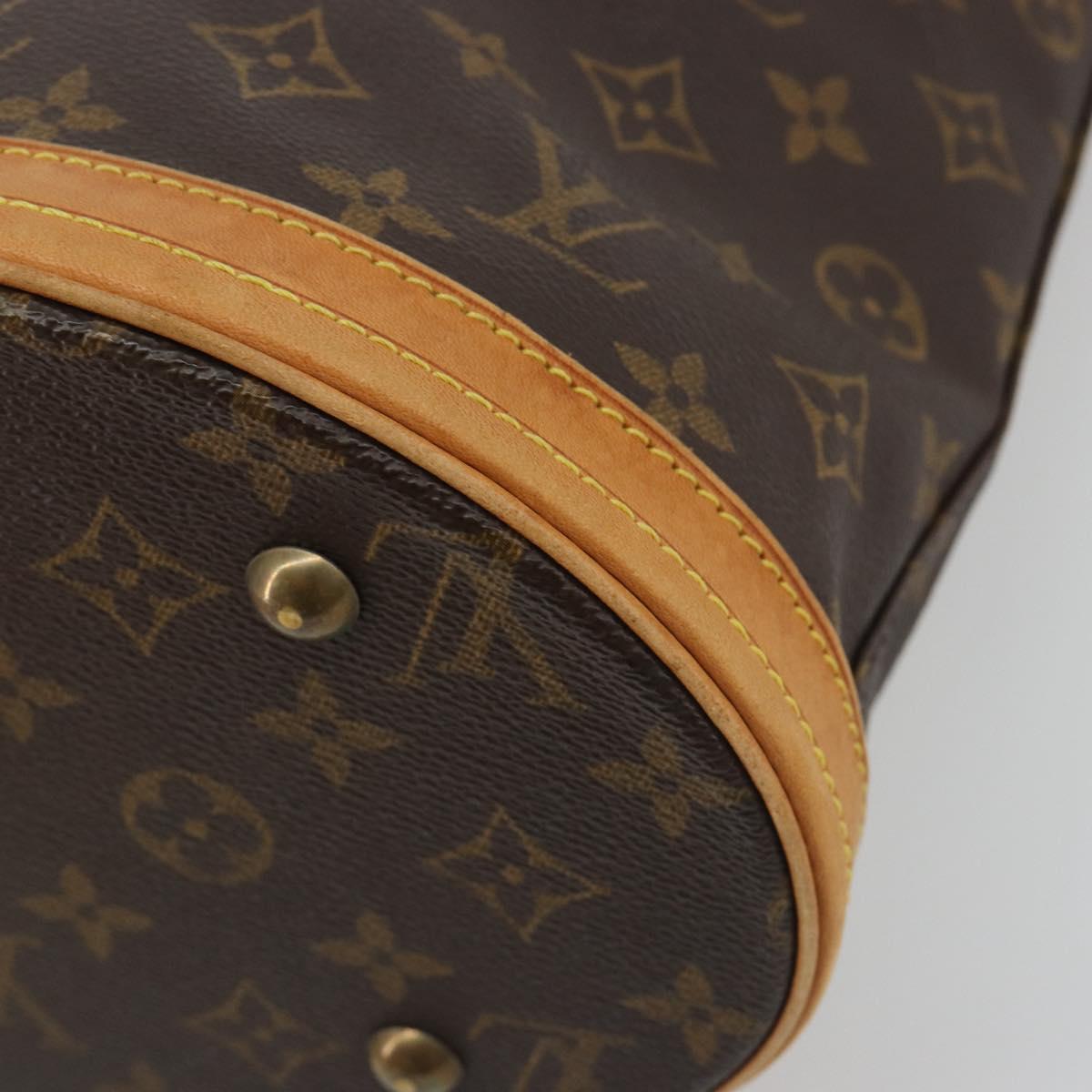 LOUIS VUITTON Monogram Bucket PM Shoulder Bag M42238 LV Auth ep15392