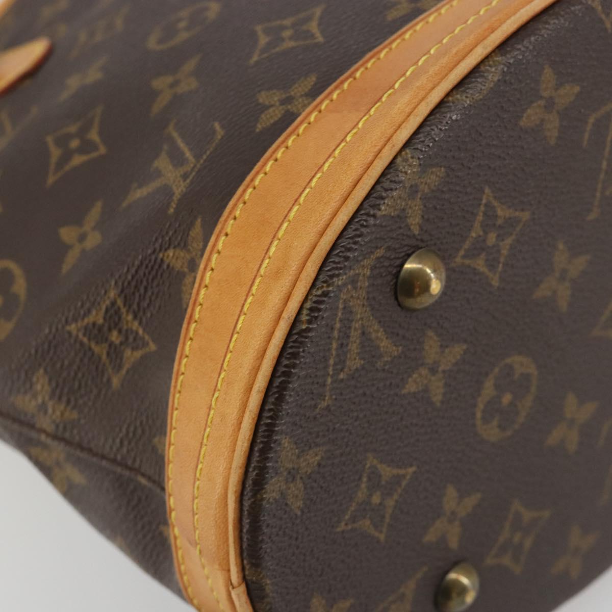 LOUIS VUITTON Monogram Bucket PM Shoulder Bag M42238 LV Auth ep15392