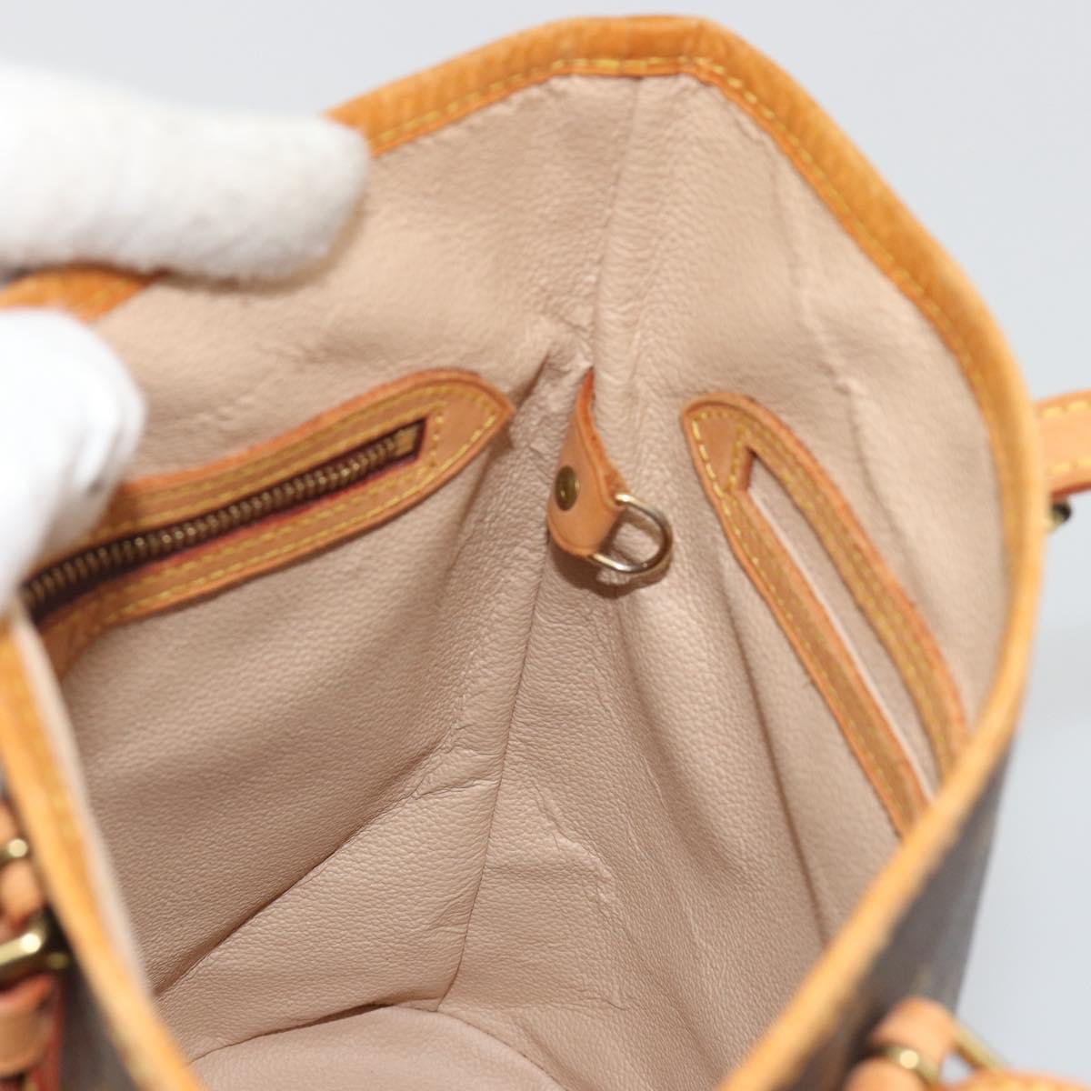 LOUIS VUITTON Monogram Bucket PM Shoulder Bag M42238 LV Auth ep15392