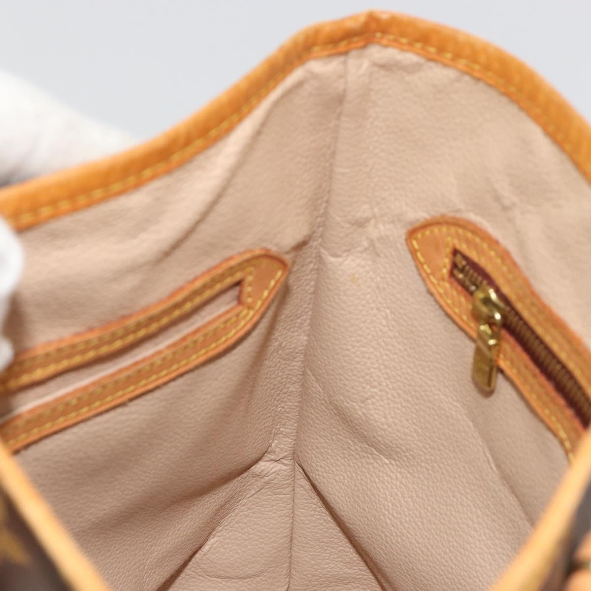 LOUIS VUITTON Monogram Bucket PM Shoulder Bag M42238 LV Auth ep15392
