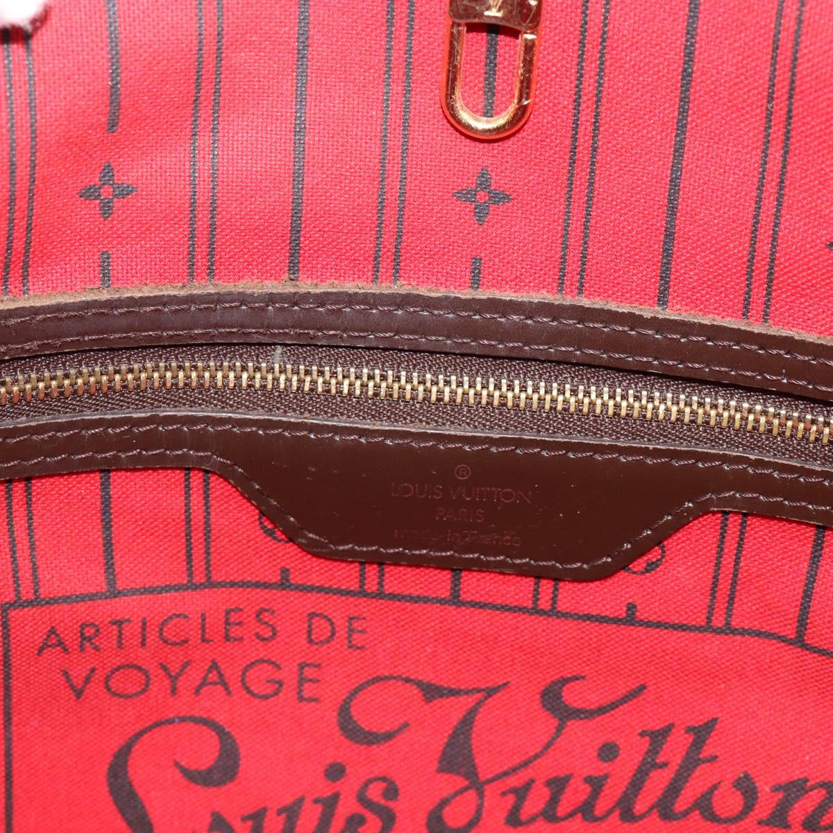 LOUIS VUITTON Damier Ebene Neverfull PM Tote Bag N51109 LV Auth ep15394