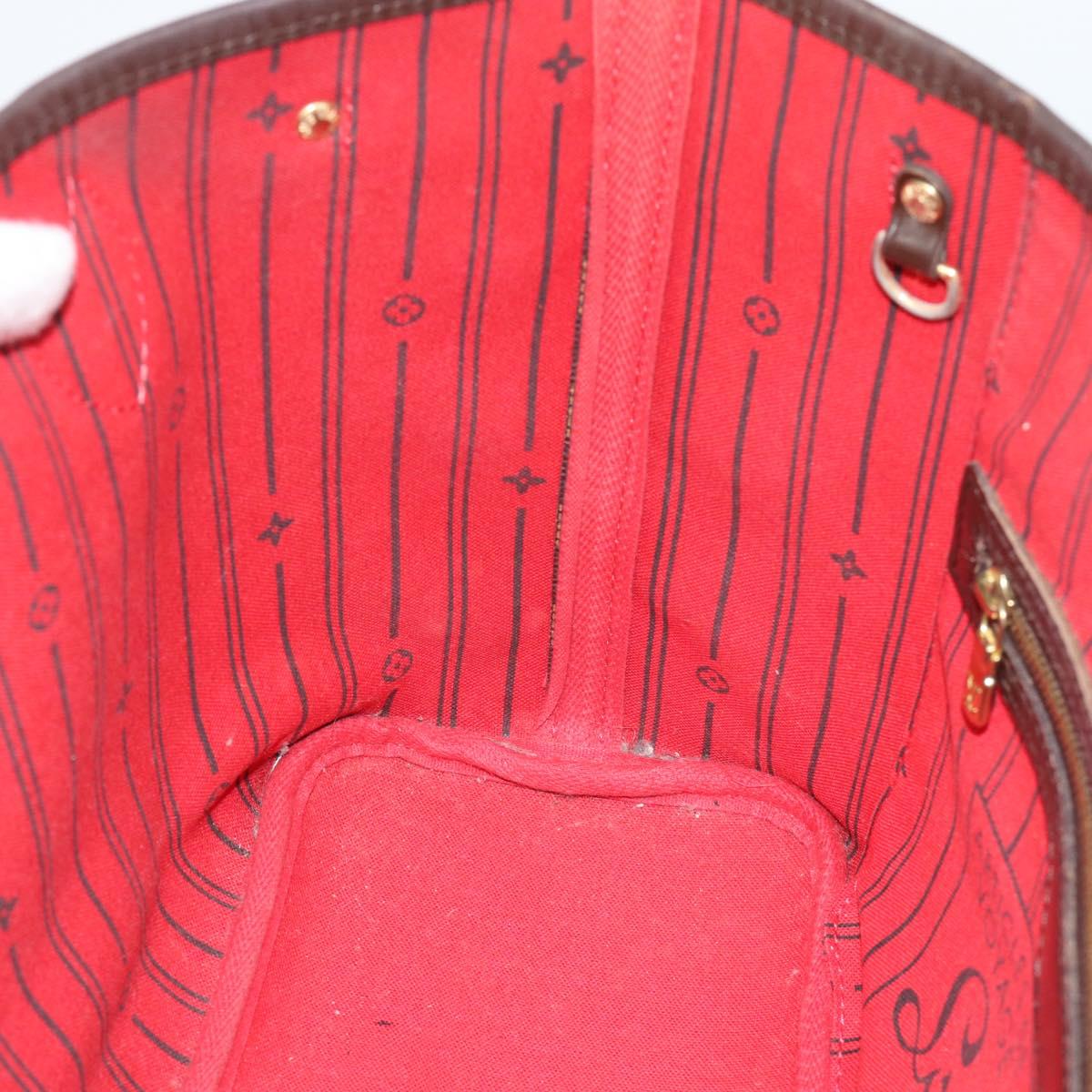 LOUIS VUITTON Damier Ebene Neverfull PM Tote Bag N51109 LV Auth ep15394