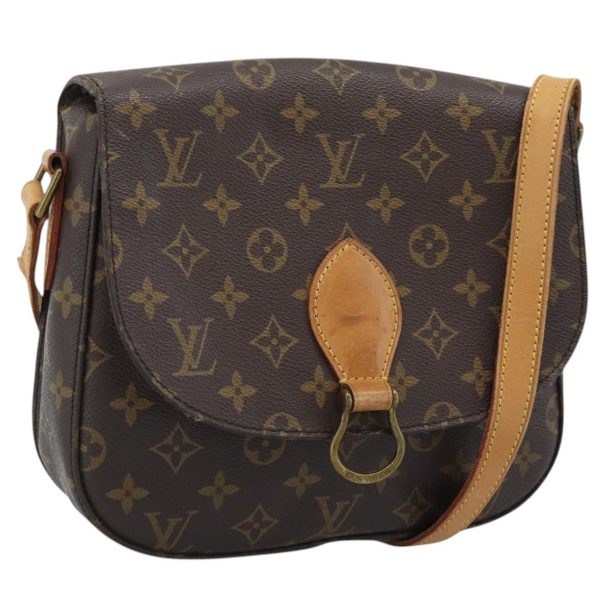 LOUIS VUITTON Monogram Saint Cloud GM Shoulder Bag M51242 LV Auth ep15396