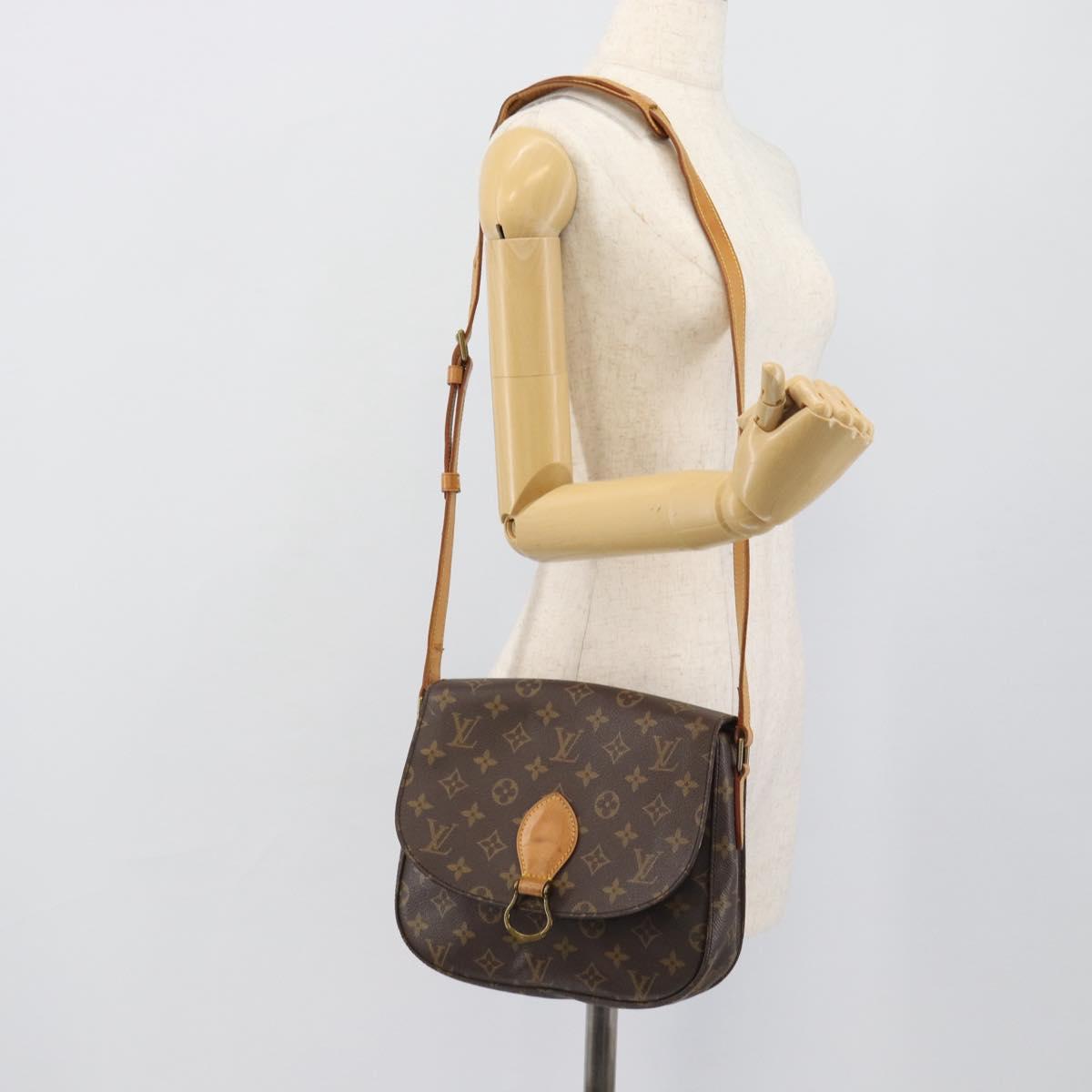 LOUIS VUITTON Monogram Saint Cloud GM Shoulder Bag M51242 LV Auth ep15396