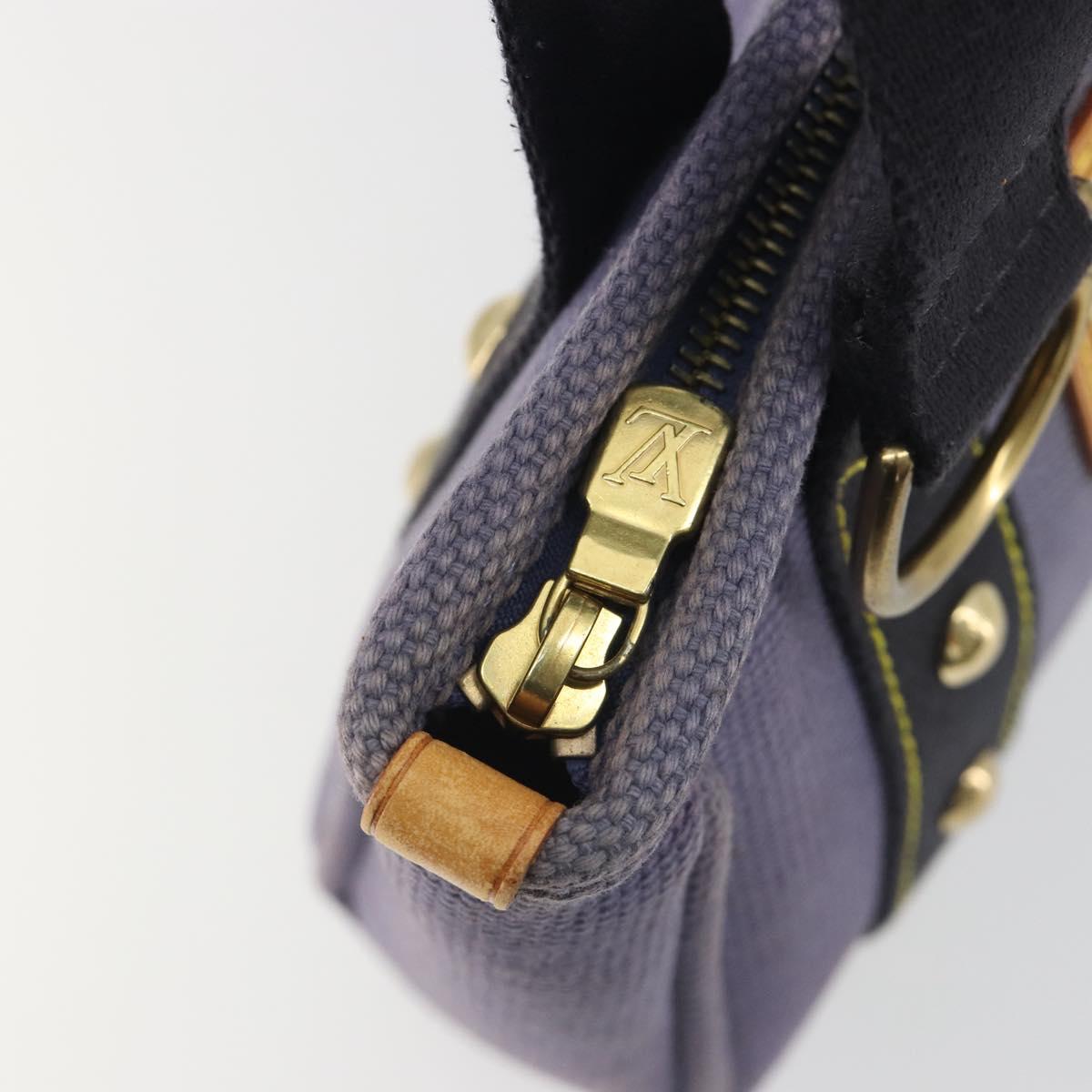 LOUIS VUITTON Antigua Cabas PM Tote Bag Blue M40090 LV Auth ep15401