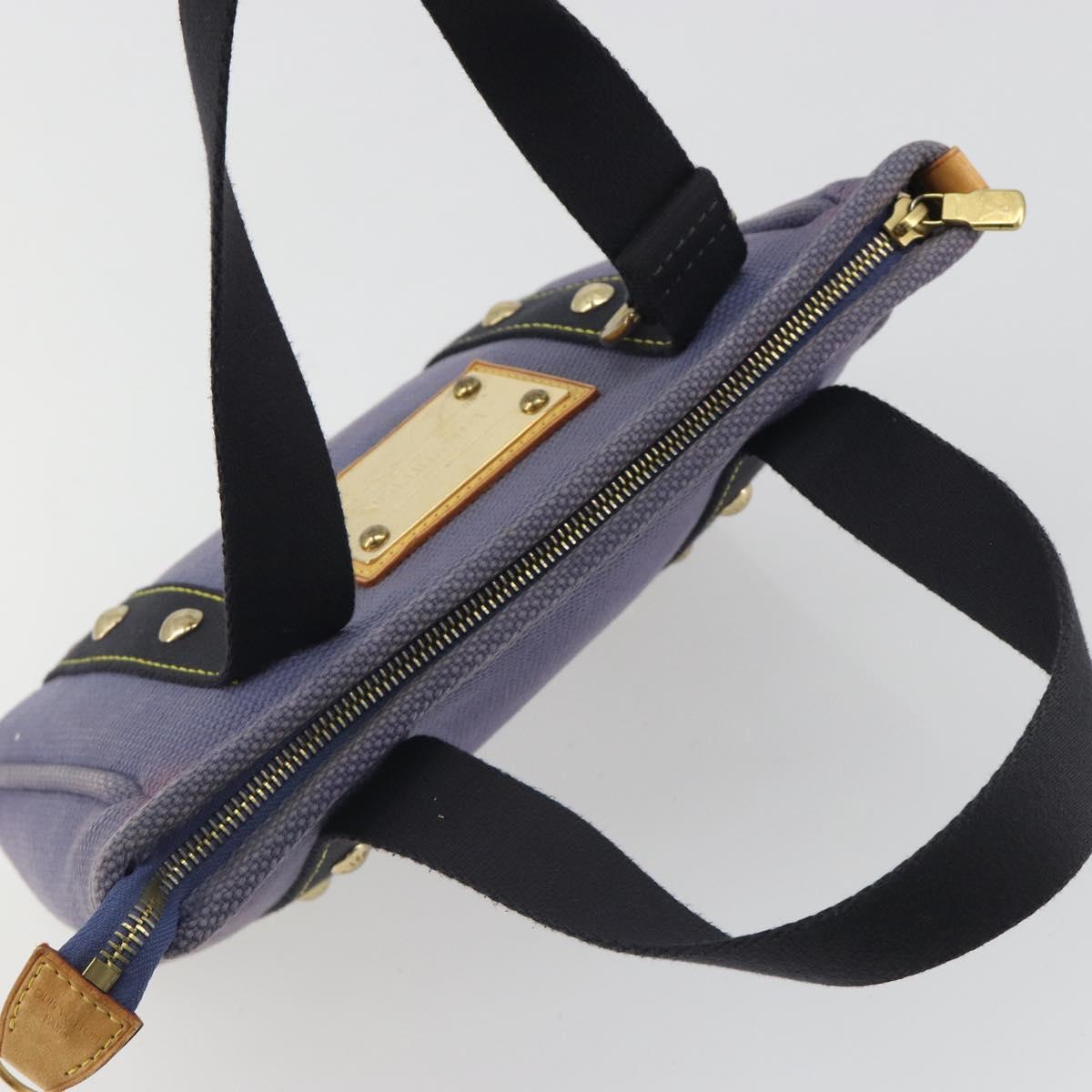 LOUIS VUITTON Antigua Cabas PM Tote Bag Blue M40090 LV Auth ep15401