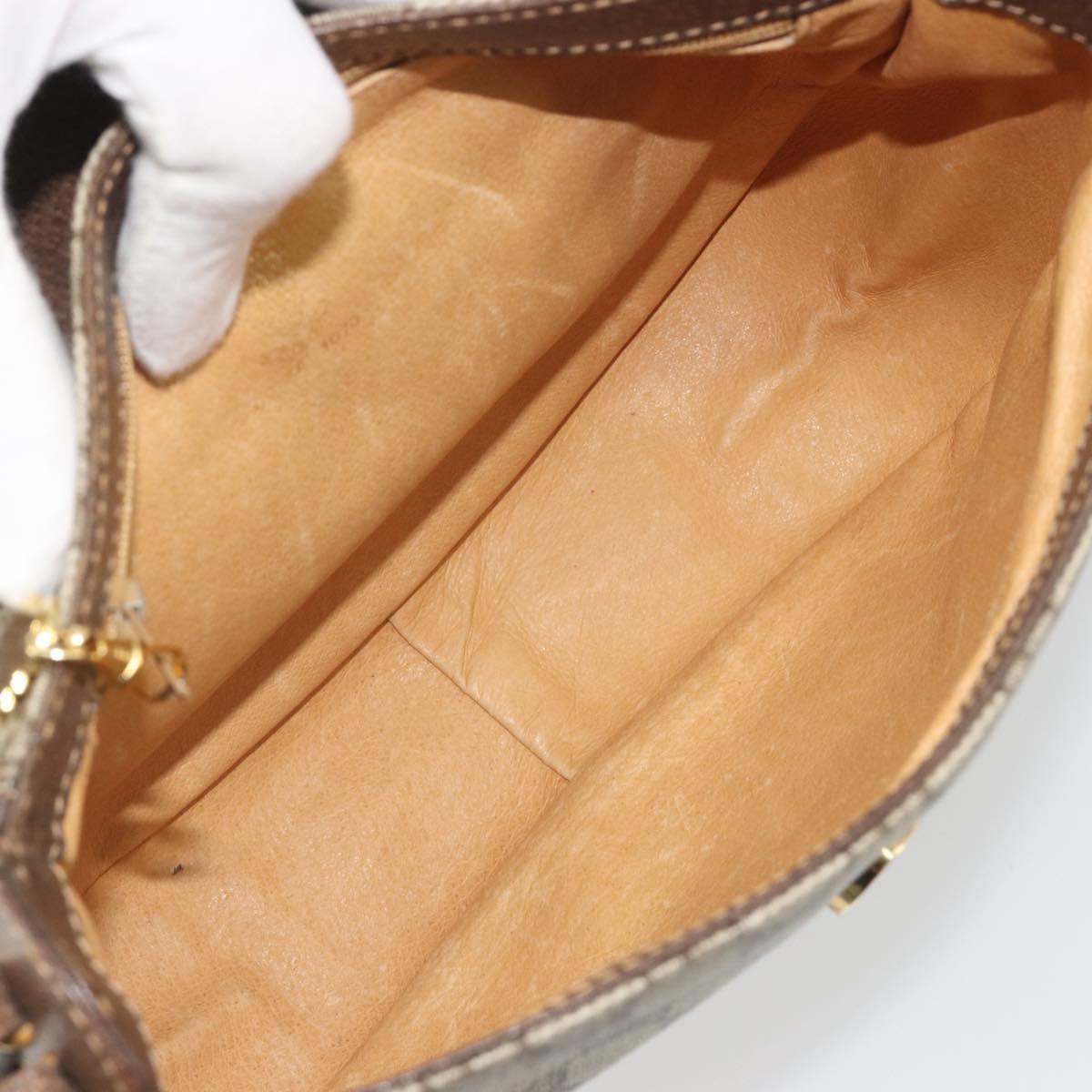 GUCCI GG Supreme Shoulder Bag PVC Leather Beige Gold 001 26 1070 Auth ep15411