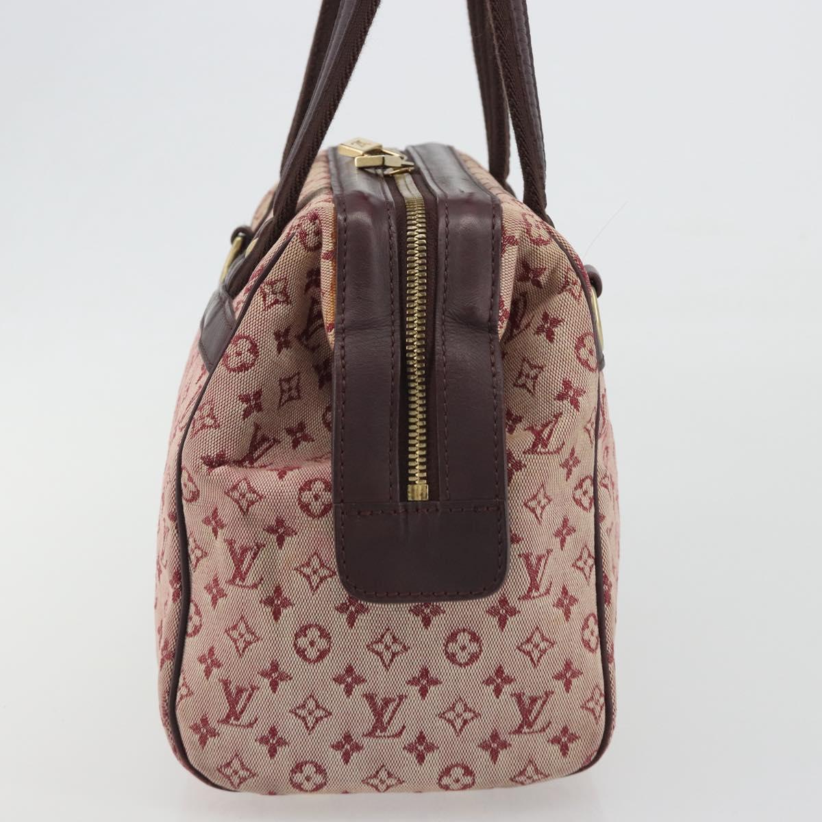 LOUIS VUITTON Monogram Mini Josephine PM Hand Bag Red M92216 LV Auth ep15415