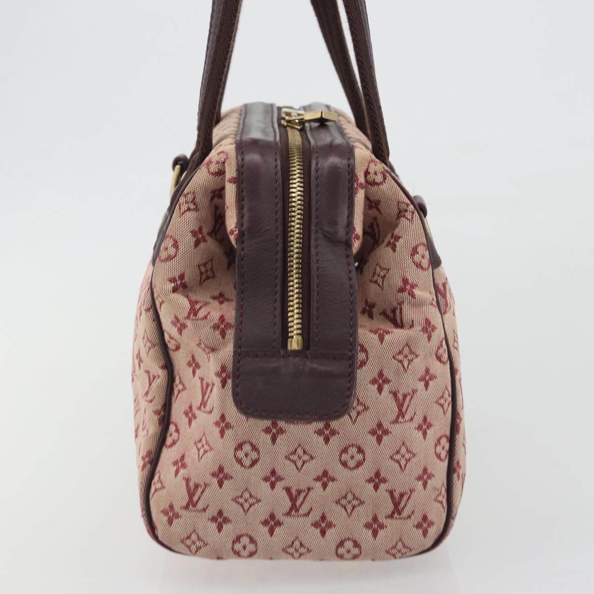 LOUIS VUITTON Monogram Mini Josephine PM Hand Bag Red M92216 LV Auth ep15415