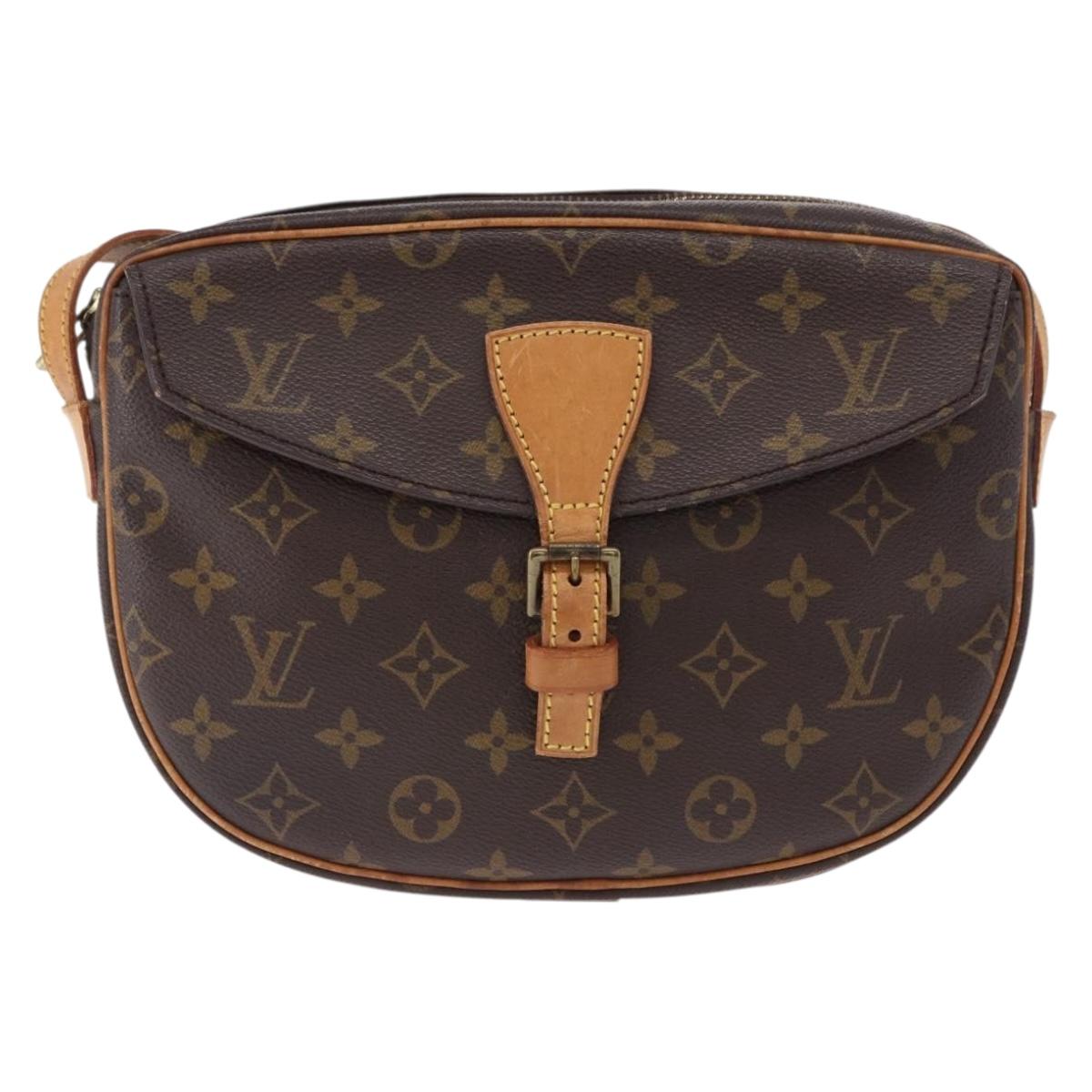 LOUIS VUITTON Monogram Jeune Fille MM Shoulder Bag M51226 LV Auth ep15421A