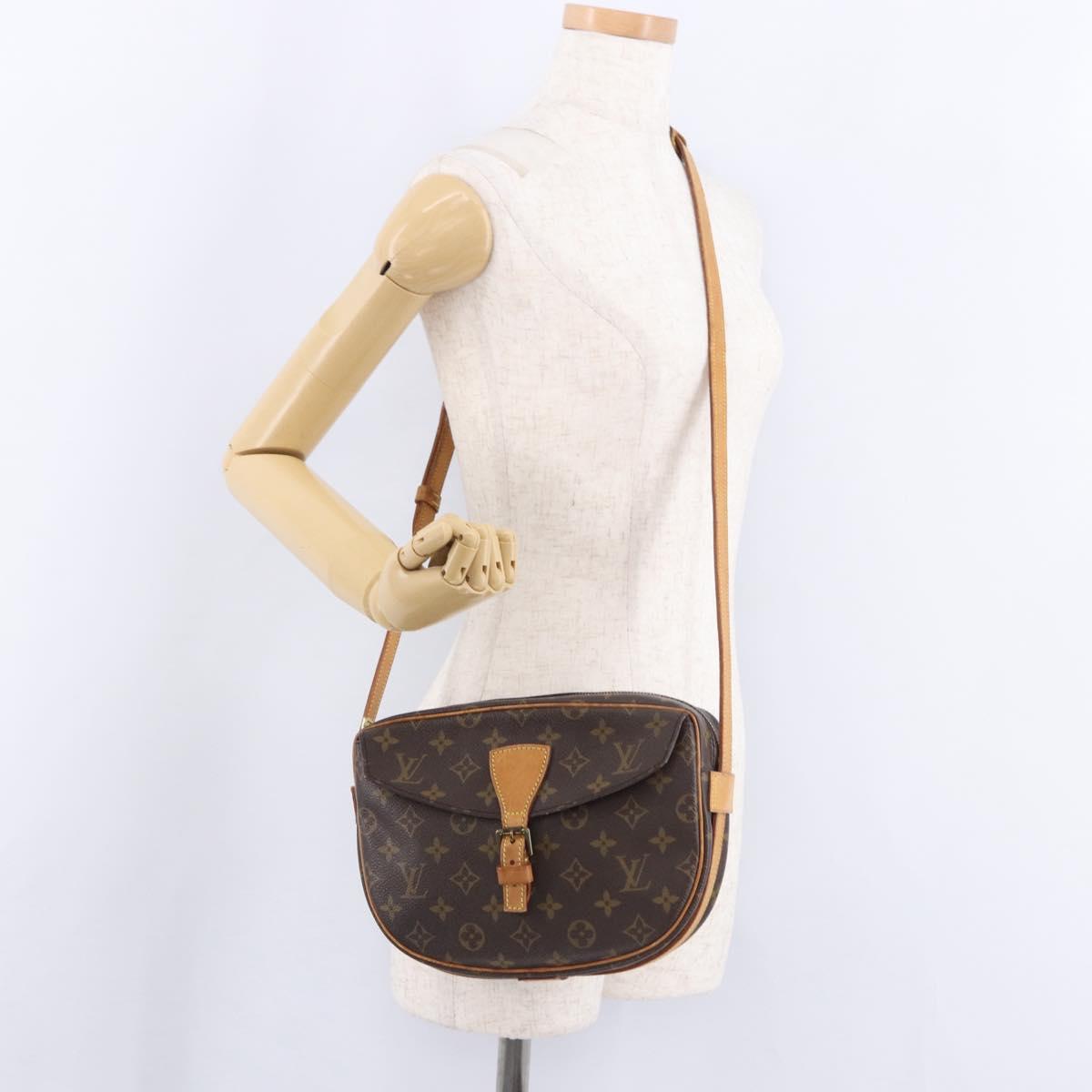 LOUIS VUITTON Monogram Jeune Fille MM Shoulder Bag M51226 LV Auth ep15421A