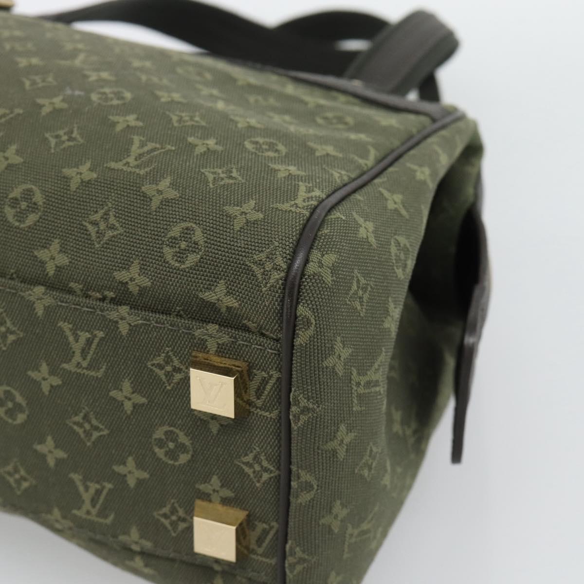 LOUIS VUITTON Monogram Mini Josephine PM Hand Bag TST Khaki M92415 Auth ep15423A