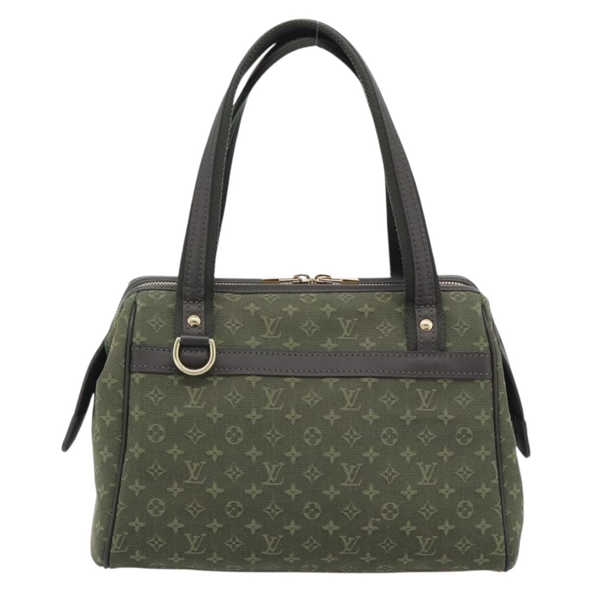 LOUIS VUITTON Monogram Mini Josephine PM Hand Bag TST Khaki M92415 Auth ep15423A