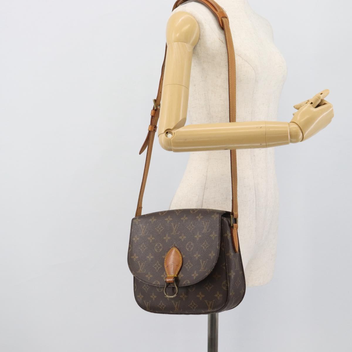LOUIS VUITTON Monogram Saint Cloud GM Shoulder Bag M51242 LV Auth ep15430