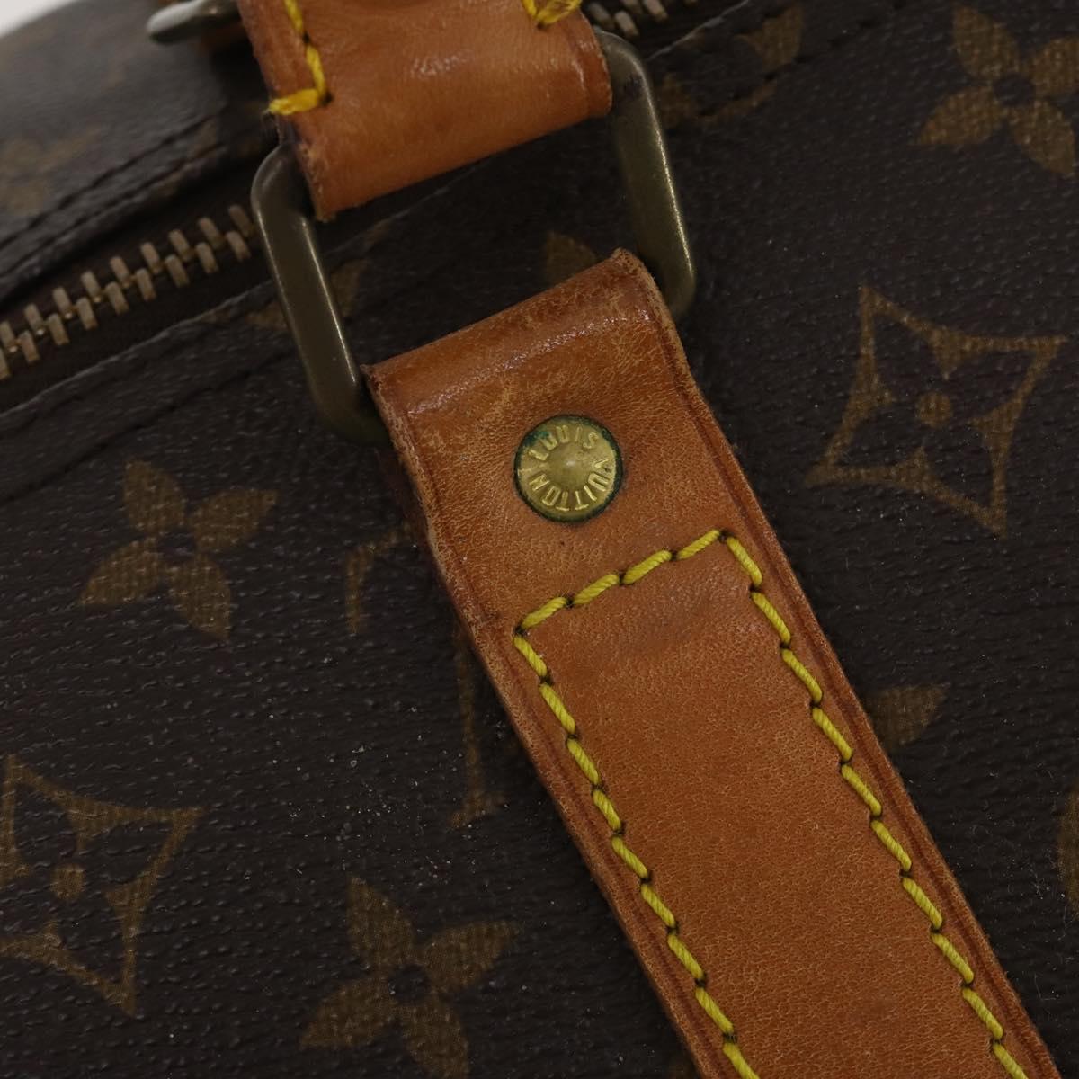 LOUIS VUITTON Monogram Keepall 55 Boston Bag M41424 LV Auth ep15437
