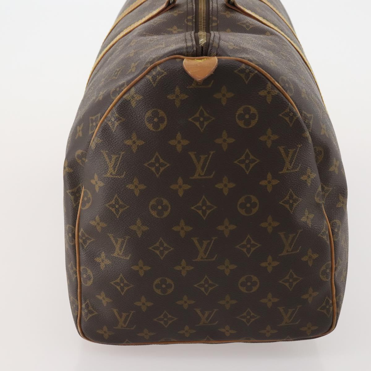 LOUIS VUITTON Monogram Keepall 55 Boston Bag M41424 LV Auth ep15437