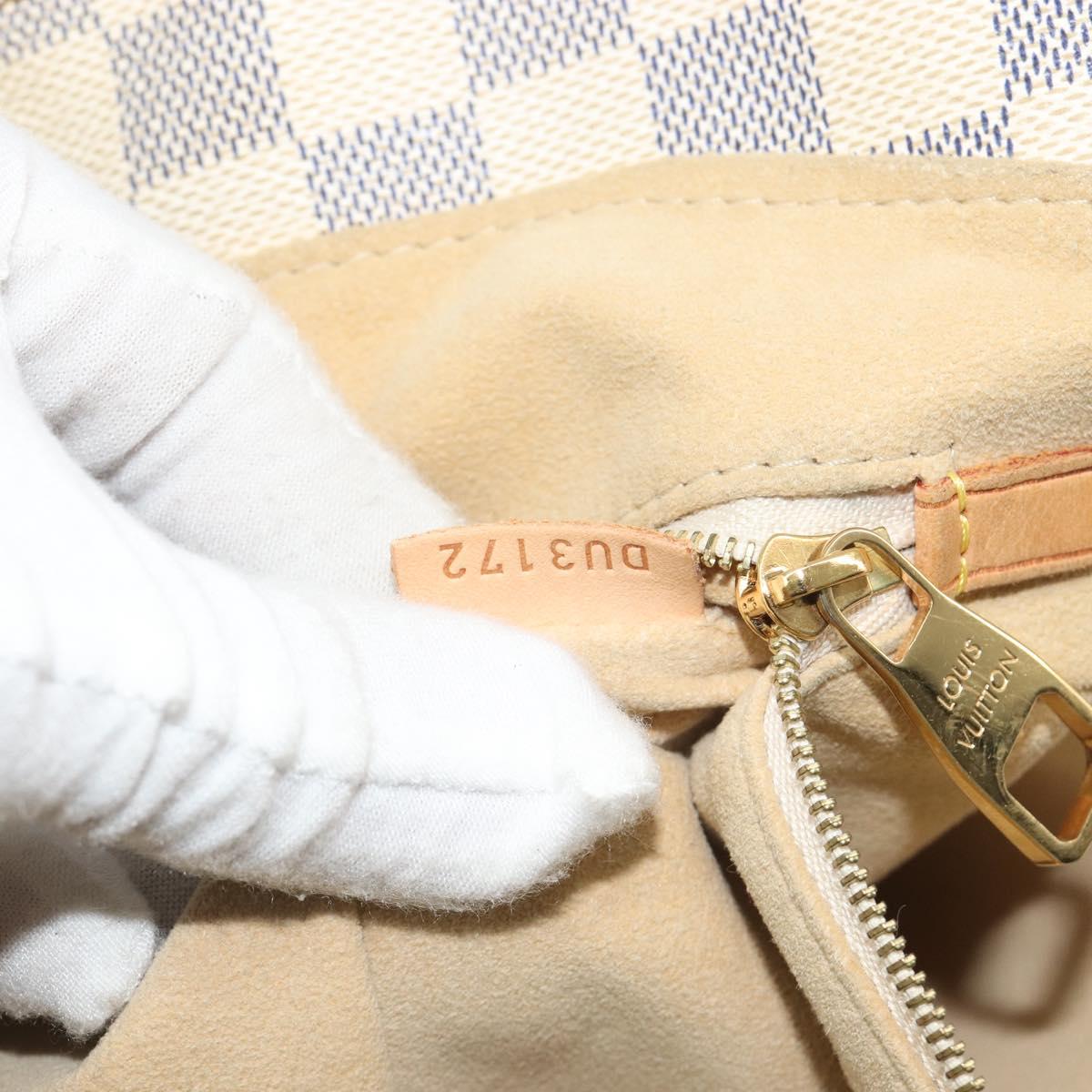 LOUIS VUITTON Damier Azur Salina PM Shoulder Bag N41208 LV Auth ep15451A