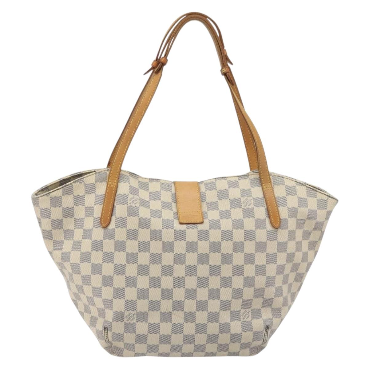 LOUIS VUITTON Damier Azur Salina PM Shoulder Bag N41208 LV Auth ep15451A