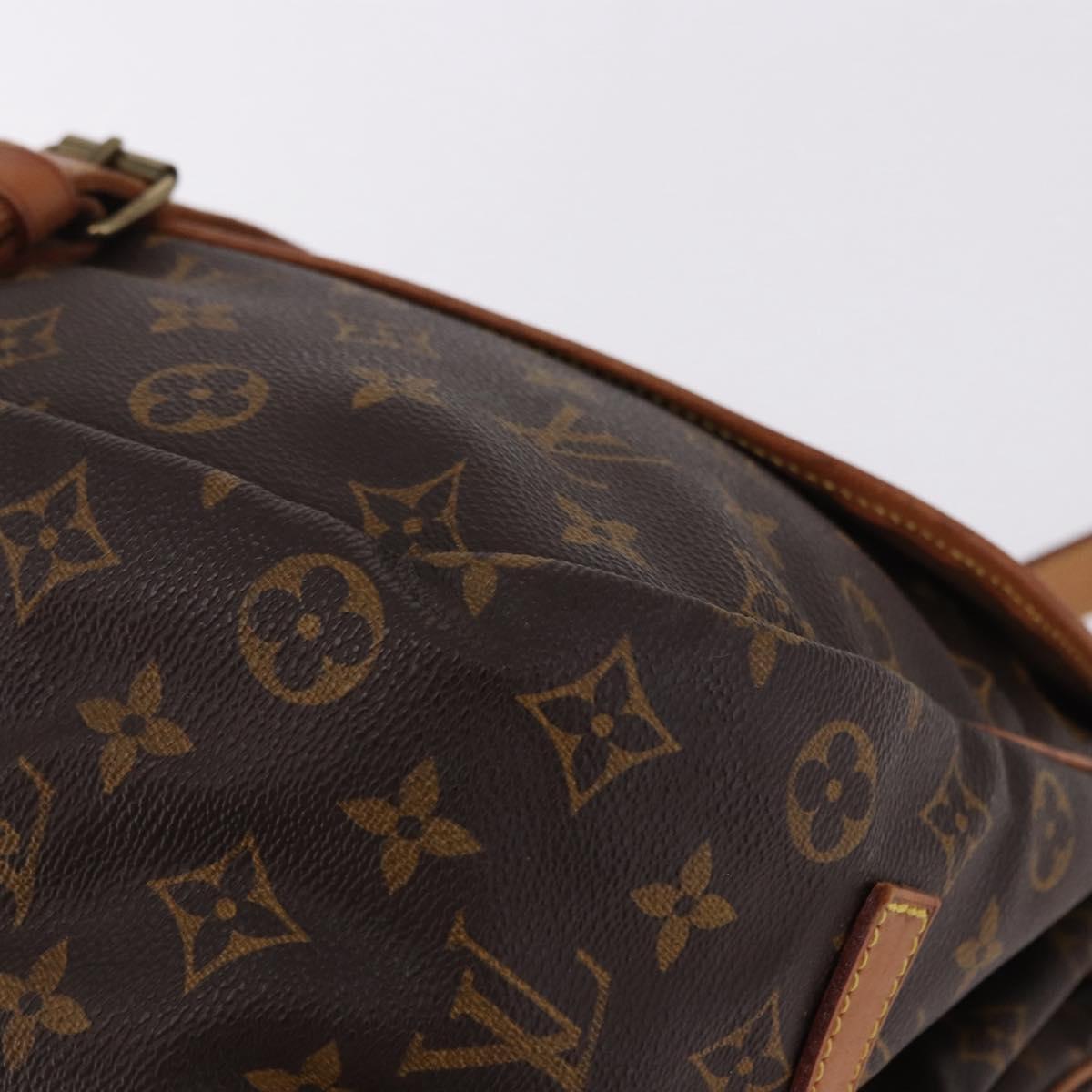 LOUIS VUITTON Monogram Saumur 35 Shoulder Bag M42254 LV Auth ep15455