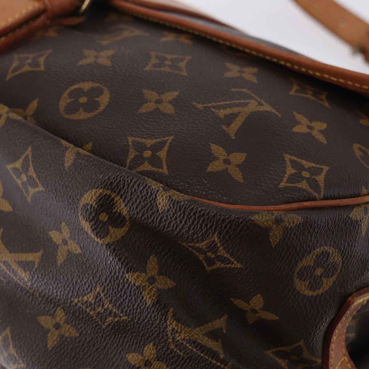 LOUIS VUITTON Monogram Saumur 35 Shoulder Bag M42254 LV Auth ep15455