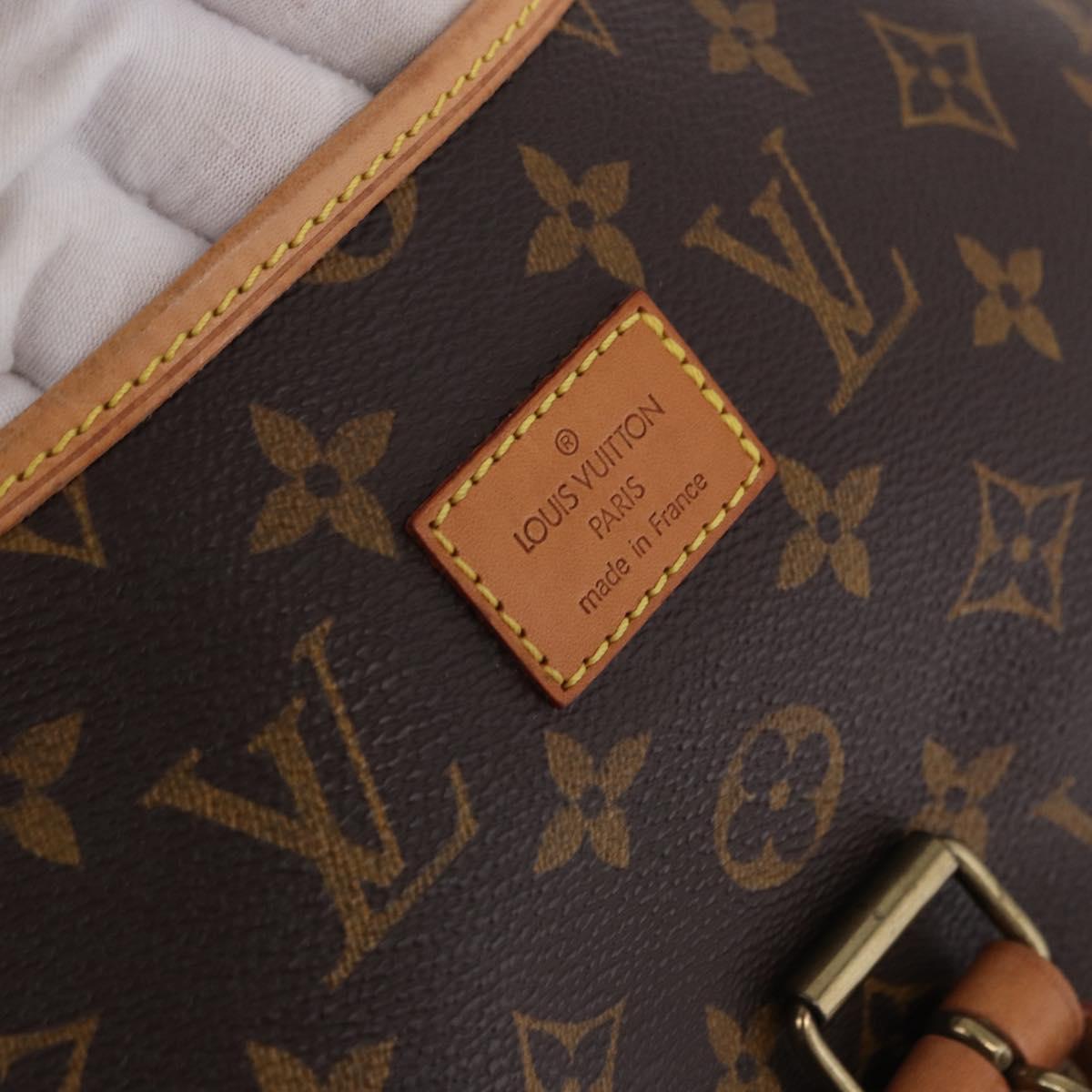 LOUIS VUITTON Monogram Saumur 35 Shoulder Bag M42254 LV Auth ep15455