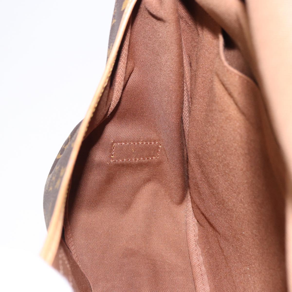 LOUIS VUITTON Monogram Saumur 35 Shoulder Bag M42254 LV Auth ep15455