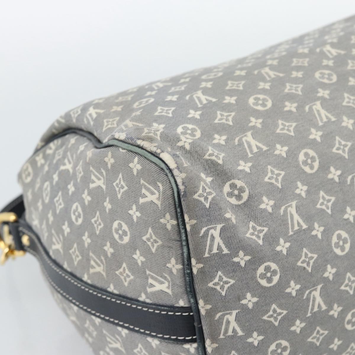 LOUIS VUITTON Monogram Idylle Speedy Bandouliere 30 Bag Navy M56703 Auth ep15457