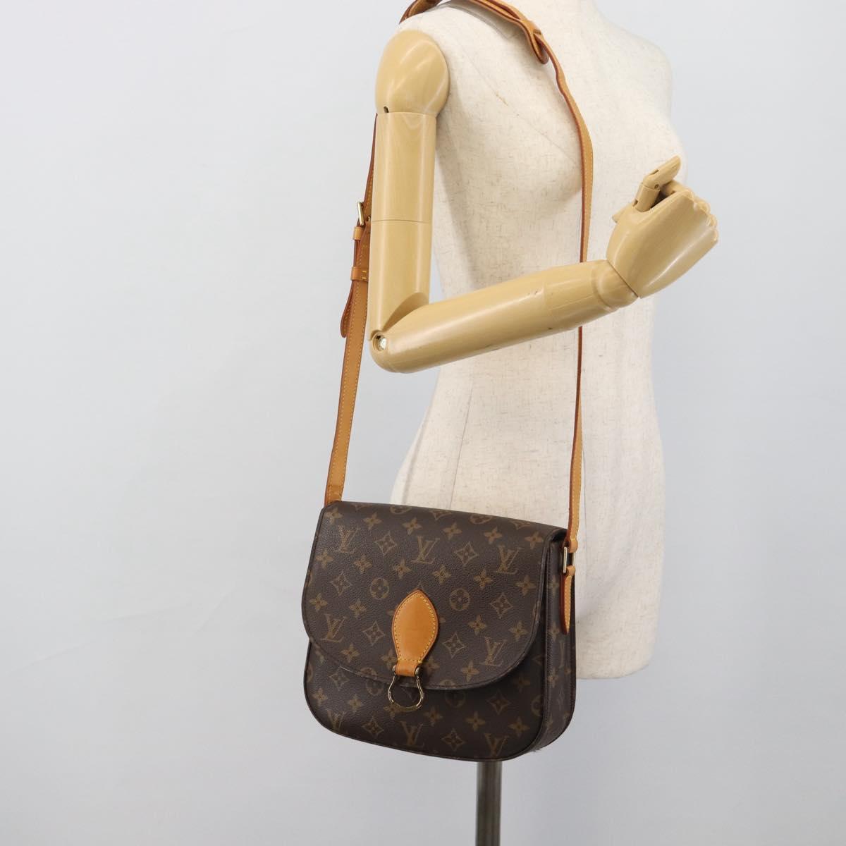 LOUIS VUITTON Monogram Saint Cloud GM Shoulder Bag M51242 LV Auth ep15460