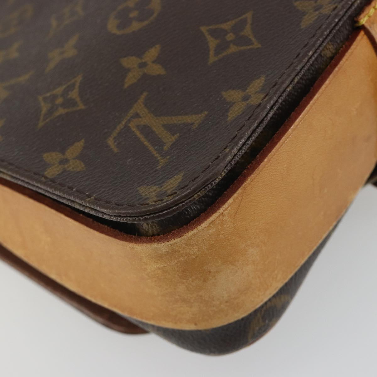 LOUIS VUITTON Monogram Cartouchiere MM Shoulder Bag M51253 LV Auth ep15462