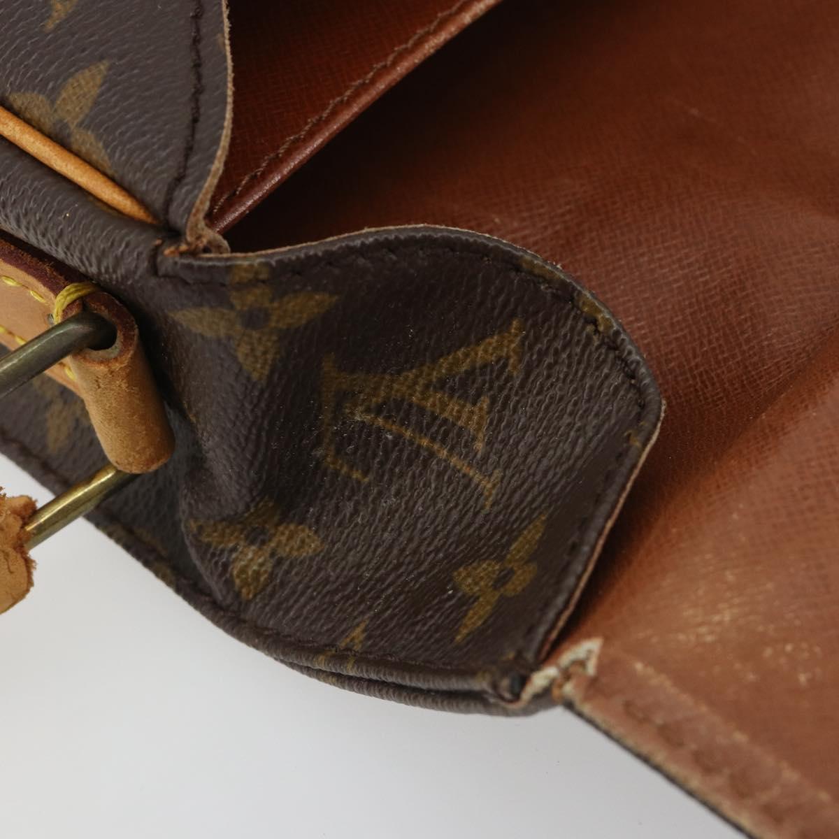 LOUIS VUITTON Monogram Cartouchiere MM Shoulder Bag M51253 LV Auth ep15462