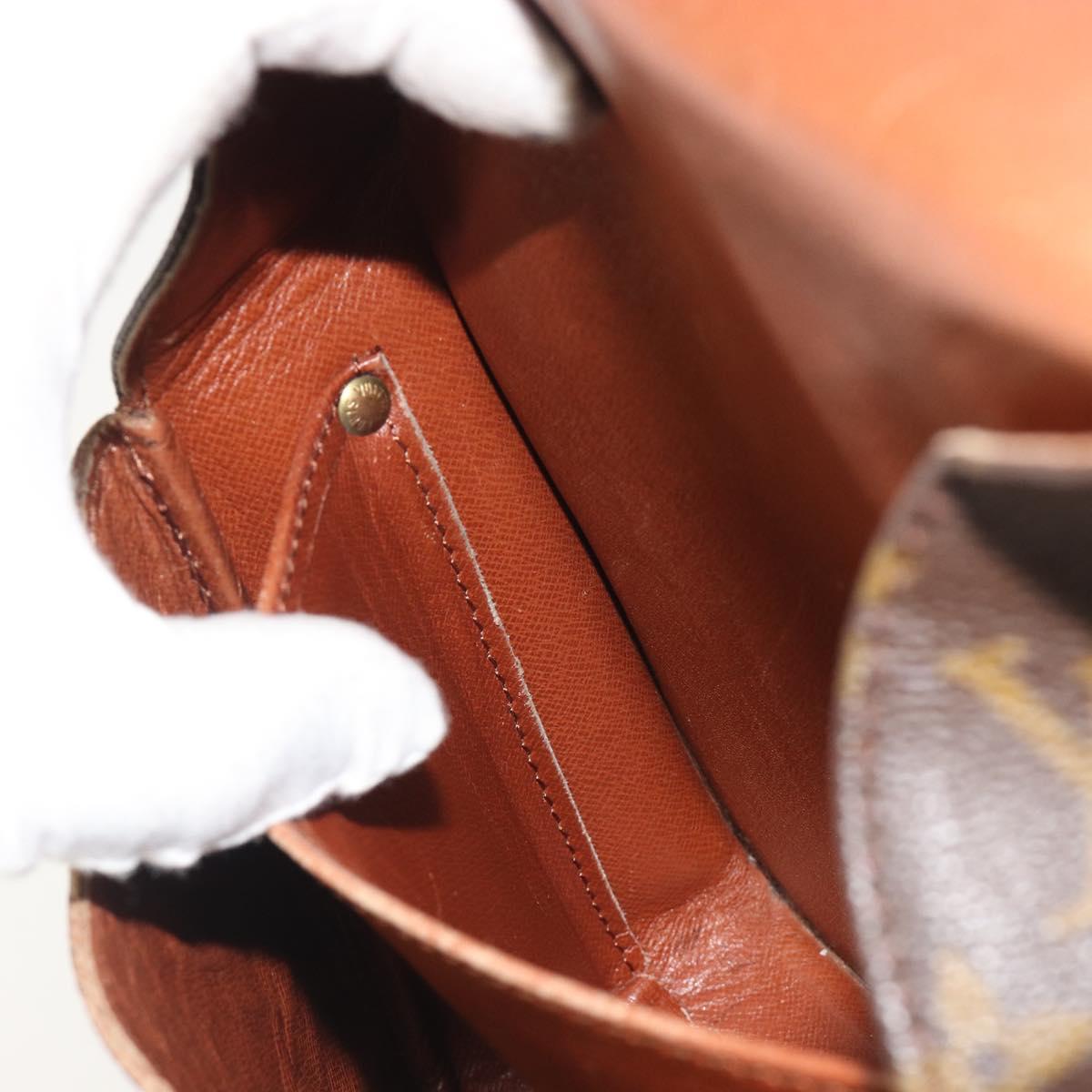 LOUIS VUITTON Monogram Cartouchiere MM Shoulder Bag M51253 LV Auth ep15462