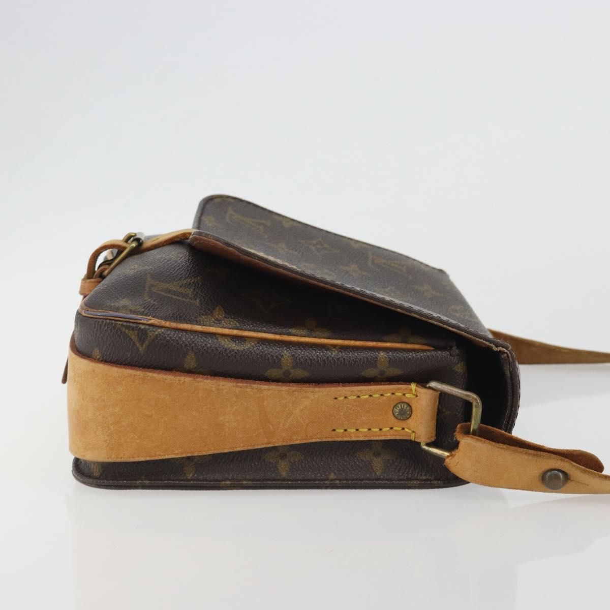 LOUIS VUITTON Monogram Cartouchiere MM Shoulder Bag M51253 LV Auth ep15462