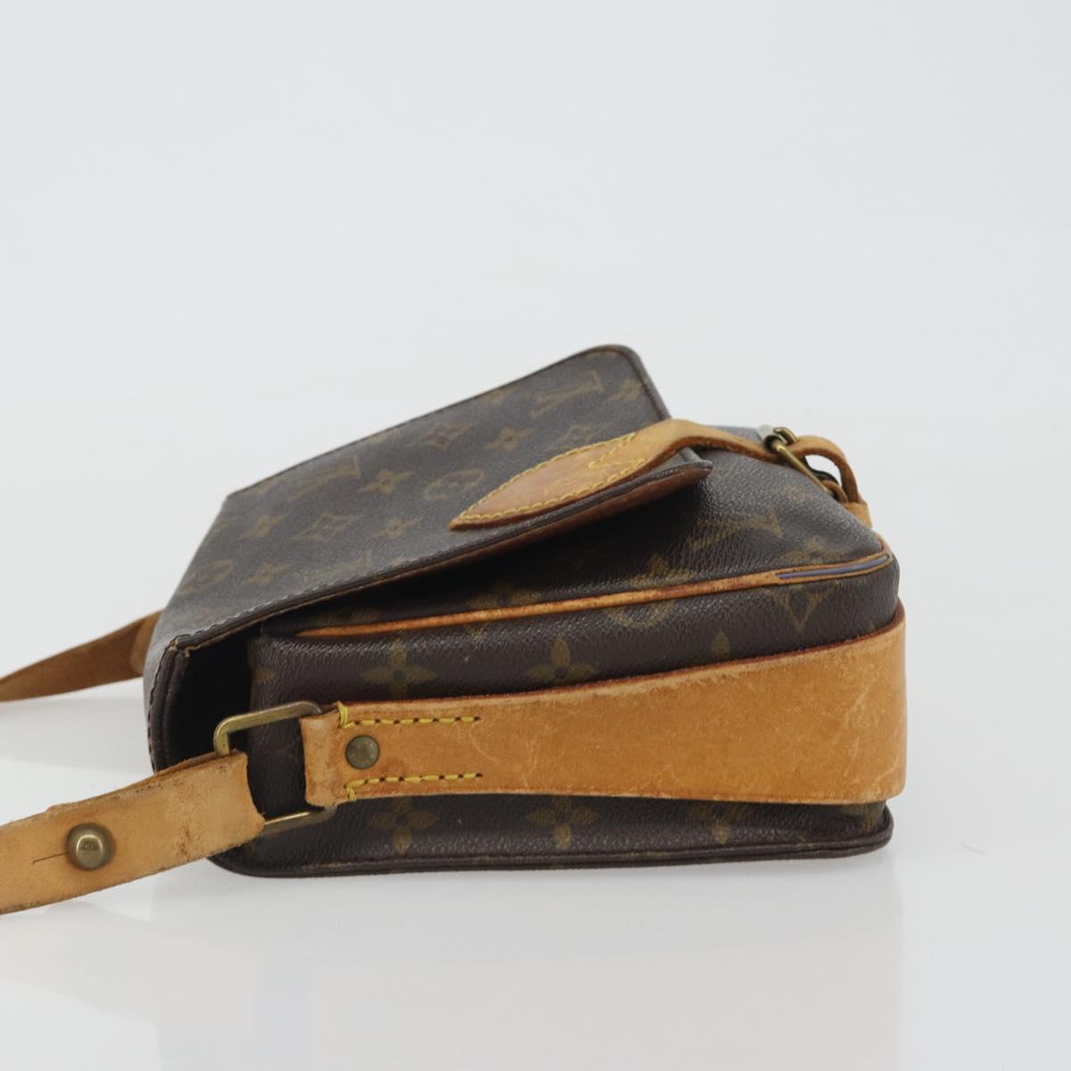 LOUIS VUITTON Monogram Cartouchiere MM Shoulder Bag M51253 LV Auth ep15462