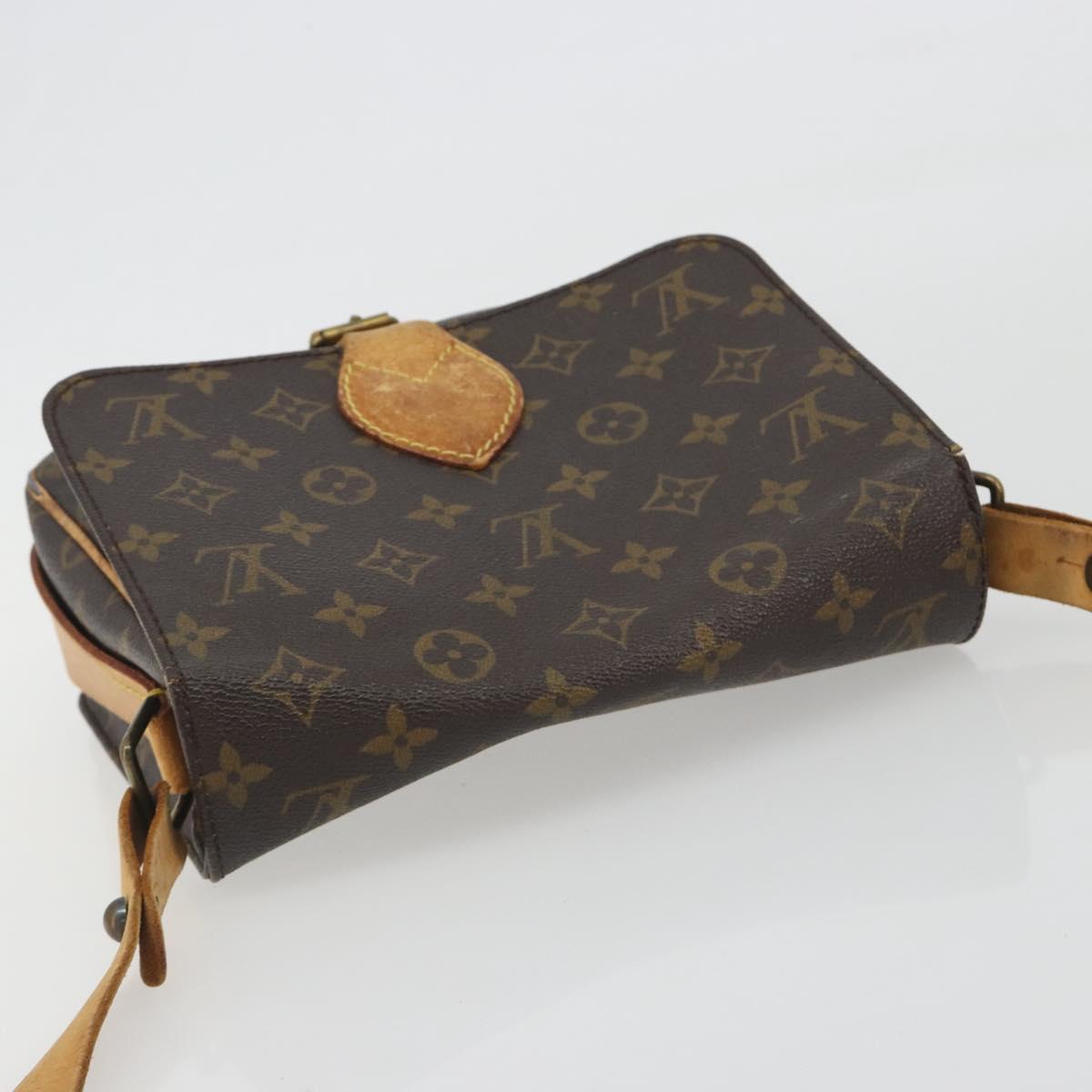 LOUIS VUITTON Monogram Cartouchiere MM Shoulder Bag M51253 LV Auth ep15462