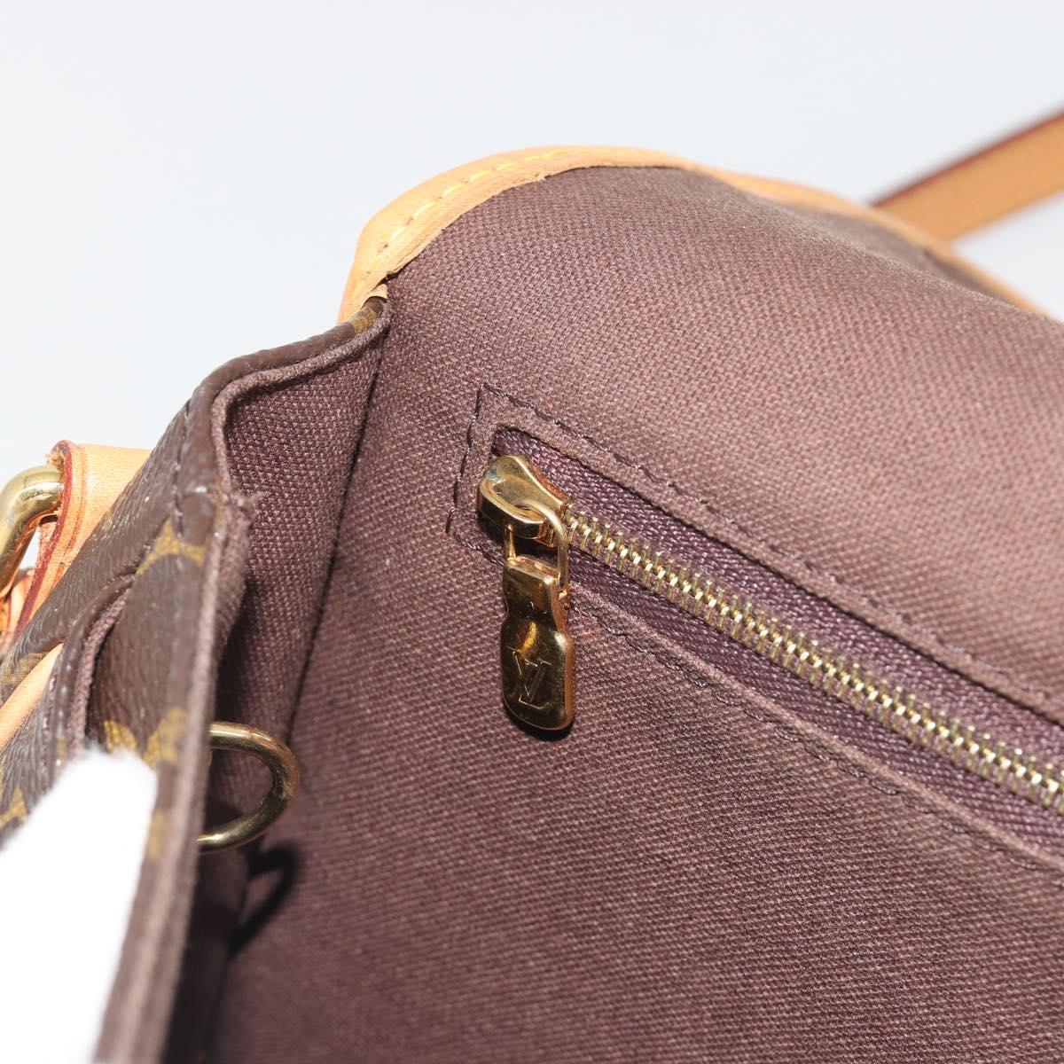 LOUIS VUITTON Monogram Menilmontant PM Shoulder Bag M40474 LV Auth ep15463