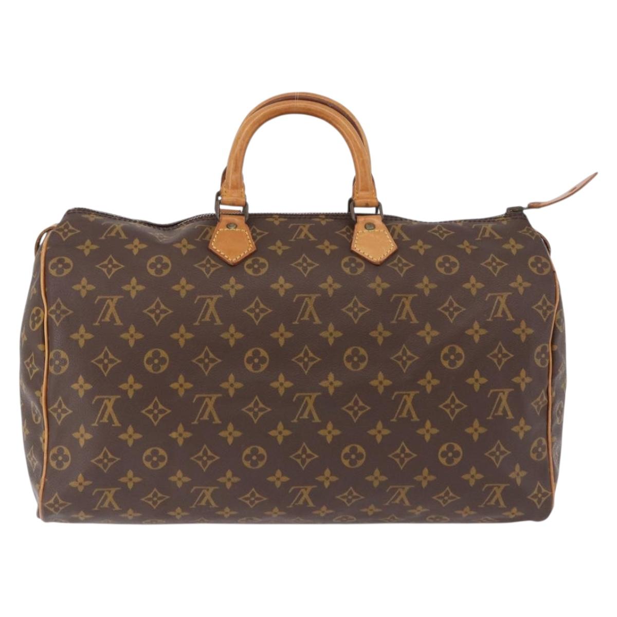 LOUIS VUITTON Monogram Speedy 40 Hand Bag M41522 LV Auth ep15465