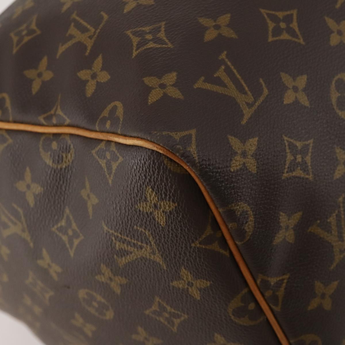 LOUIS VUITTON Monogram Keepall 55 Boston Bag M41424 LV Auth ep15473