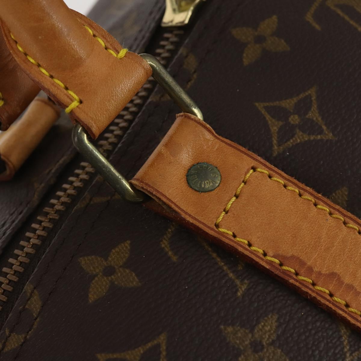 LOUIS VUITTON Monogram Keepall 55 Boston Bag M41424 LV Auth ep15473
