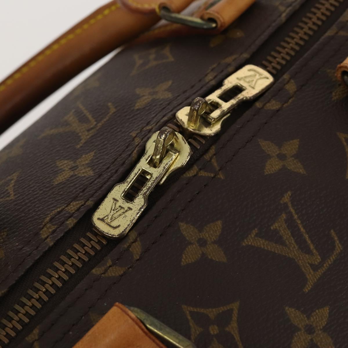 LOUIS VUITTON Monogram Keepall 55 Boston Bag M41424 LV Auth ep15473