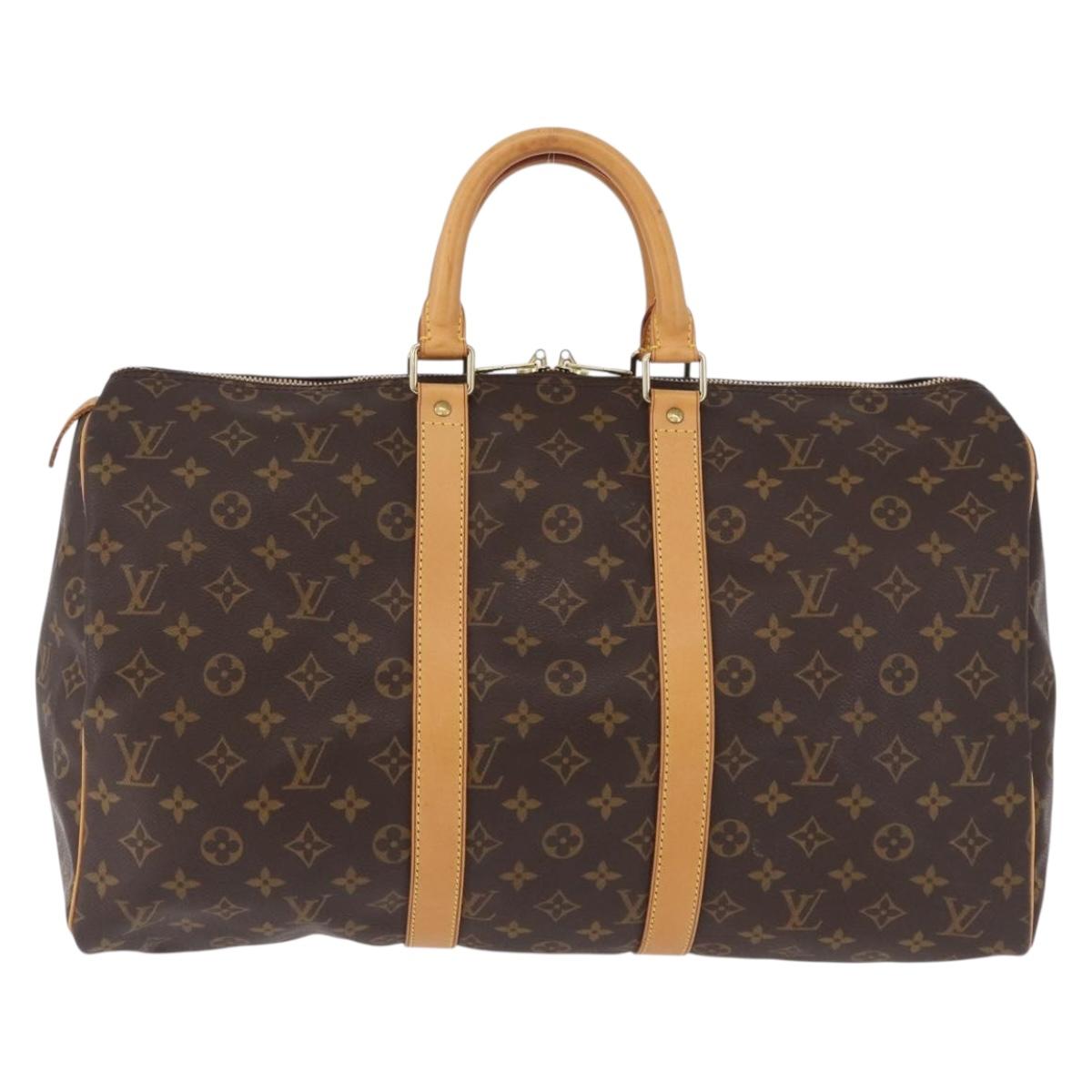 LOUIS VUITTON Monogram Keepall 45 Boston Bag M41428 LV Auth ep15477A