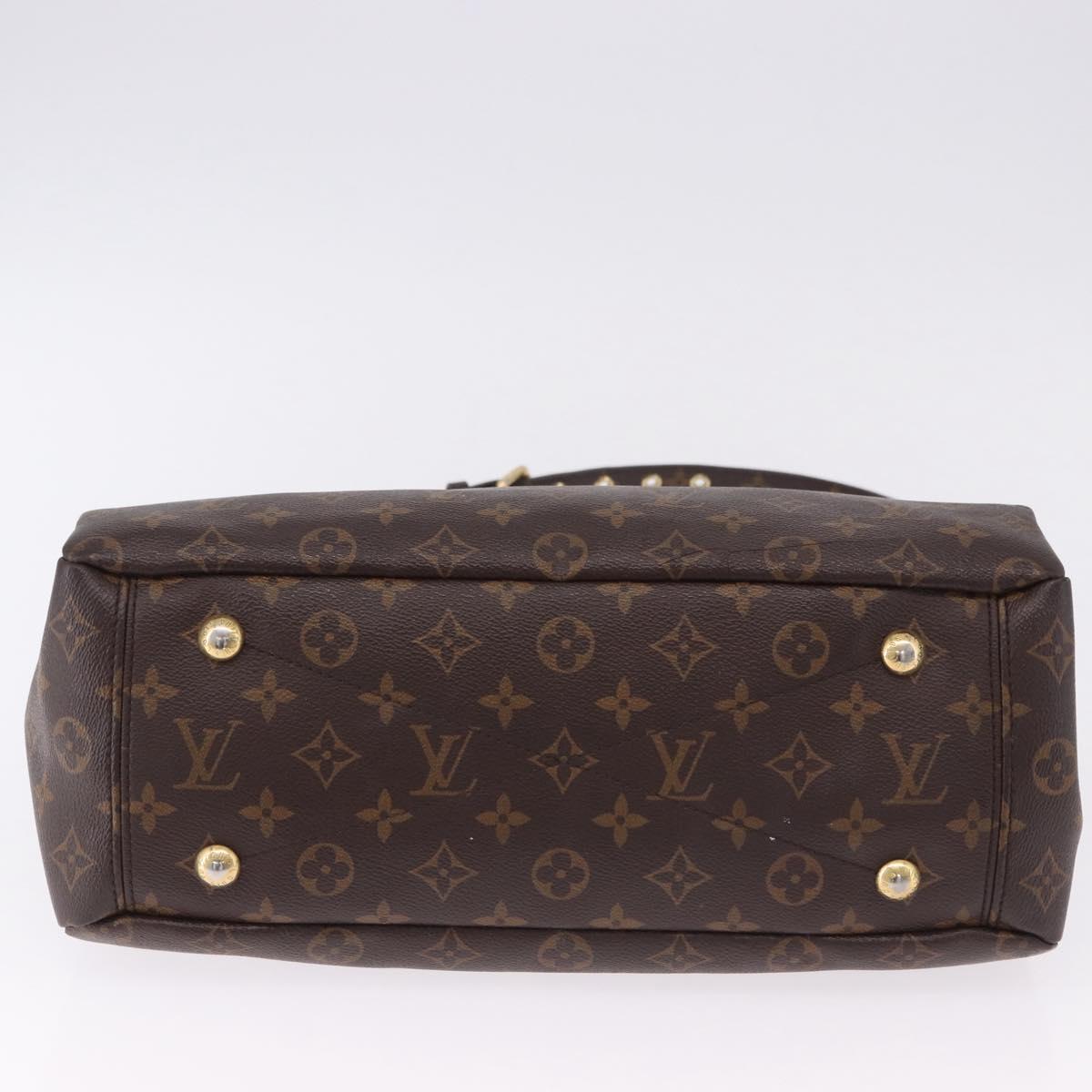 LOUIS VUITTON Monogram Pallas MM Hand Bag 2way Red M41175 LV Auth ep15485
