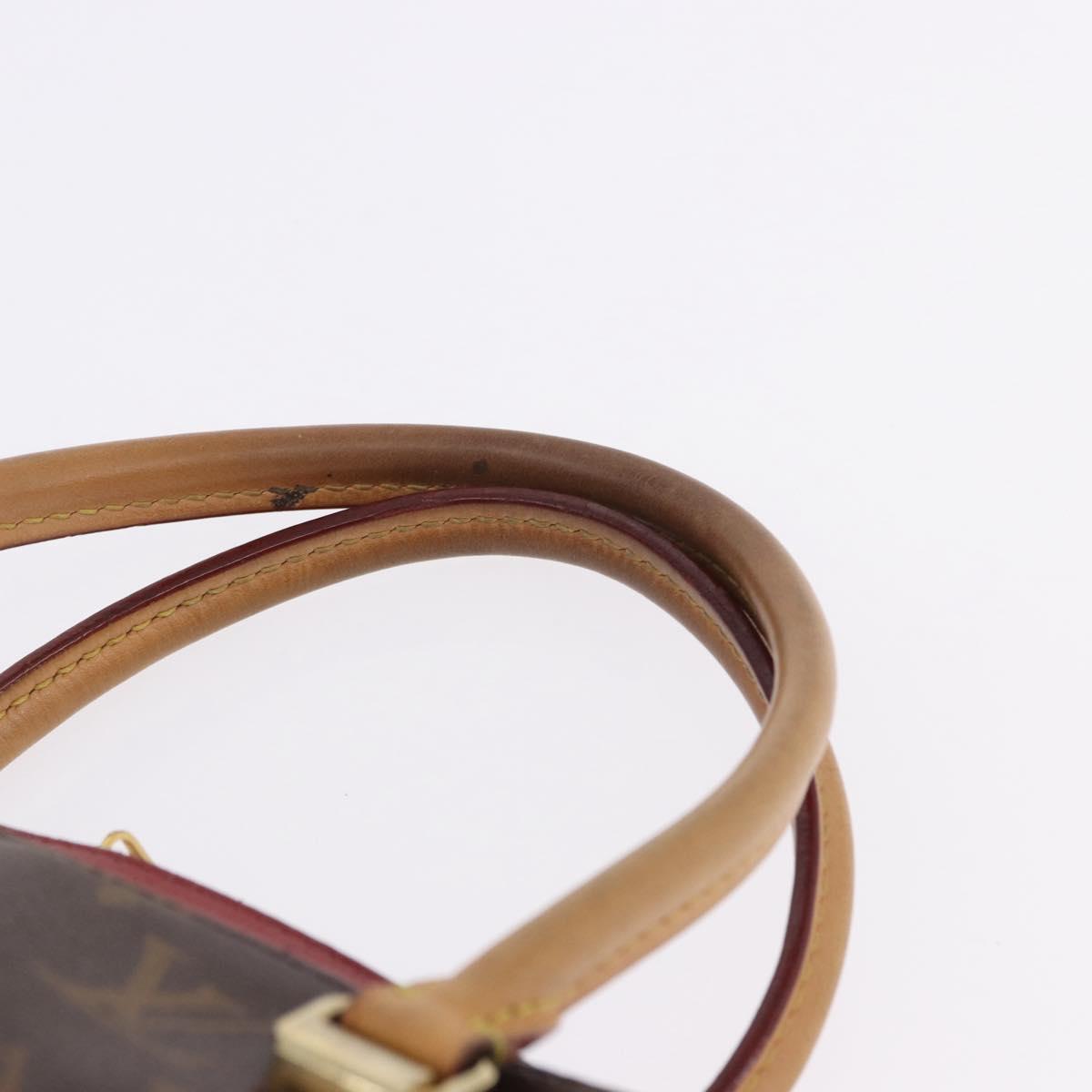 LOUIS VUITTON Monogram Pallas MM Hand Bag 2way Red M41175 LV Auth ep15485