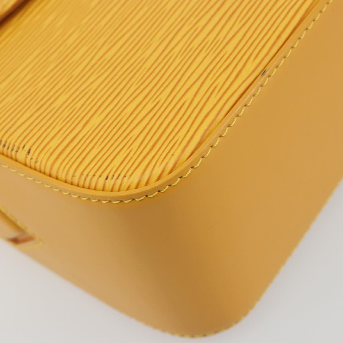 LOUIS VUITTON Epi Bushi Shoulder Bag Yellow M52209 LV Auth ep15488V