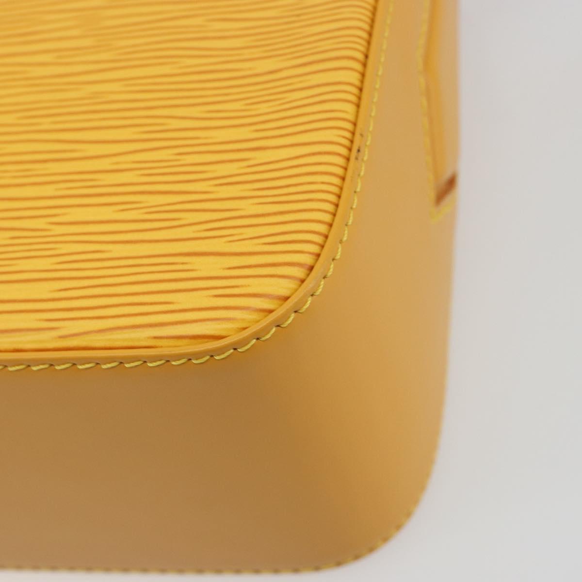 LOUIS VUITTON Epi Bushi Shoulder Bag Yellow M52209 LV Auth ep15488V