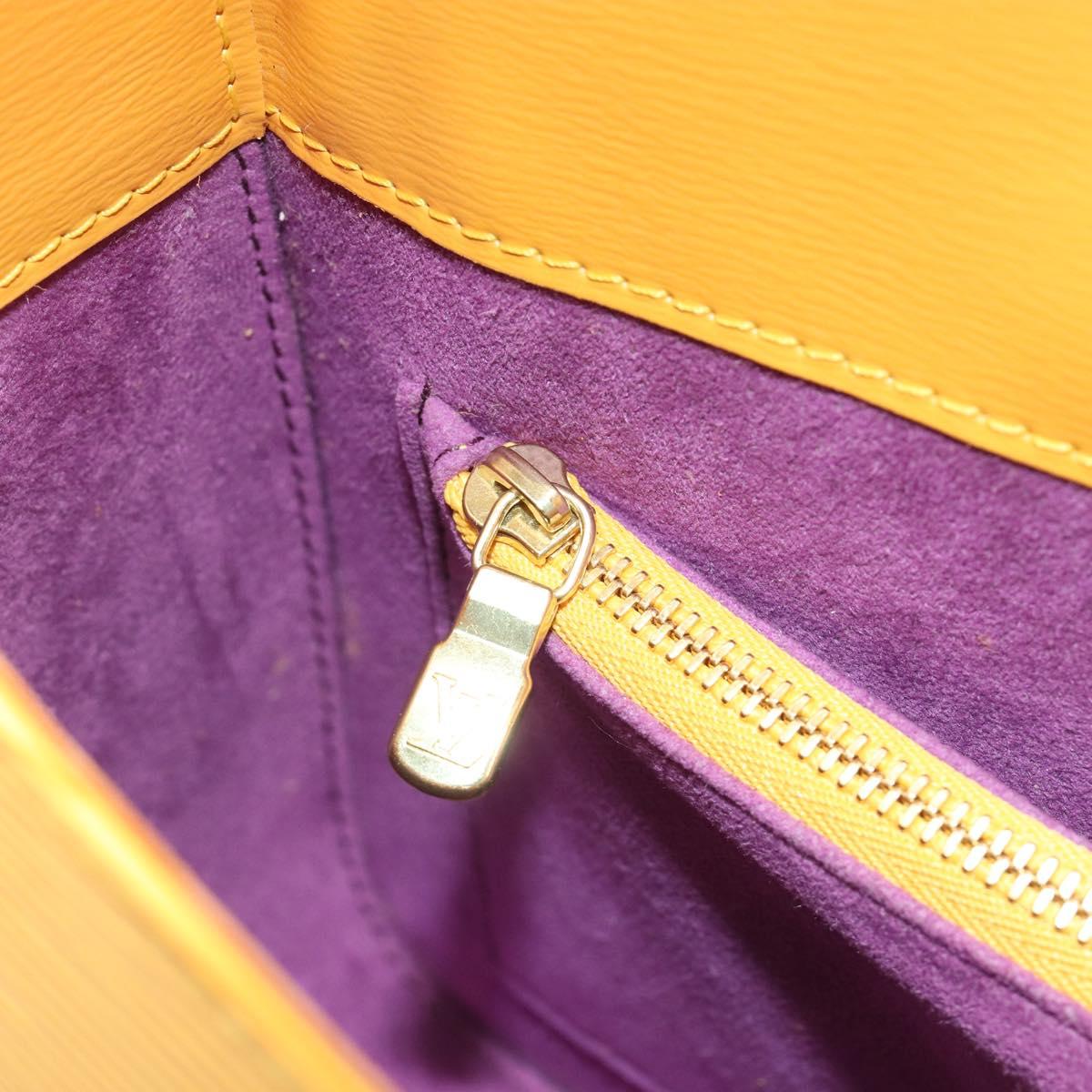 LOUIS VUITTON Epi Bushi Shoulder Bag Yellow M52209 LV Auth ep15488V
