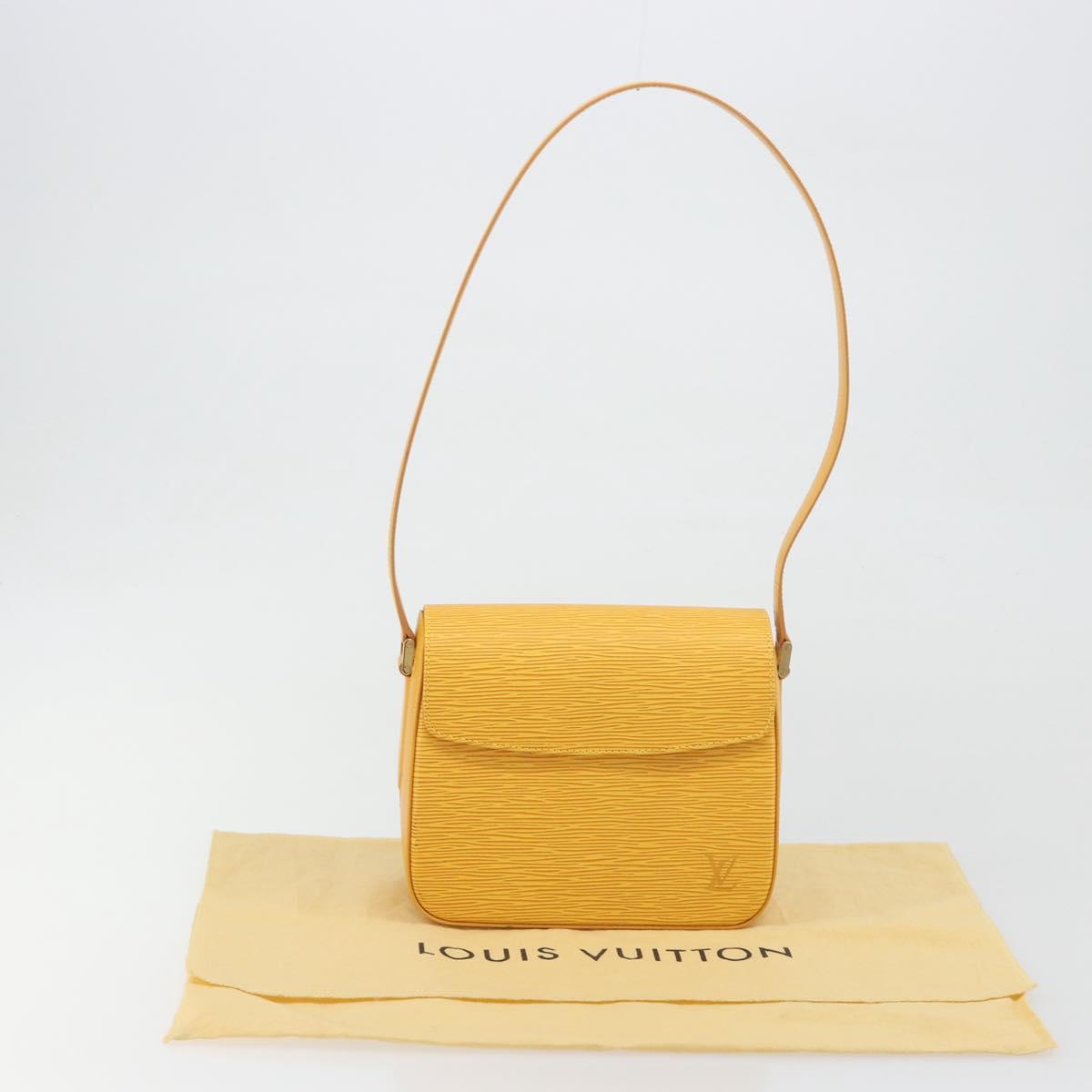 LOUIS VUITTON Epi Bushi Shoulder Bag Yellow M52209 LV Auth ep15488V