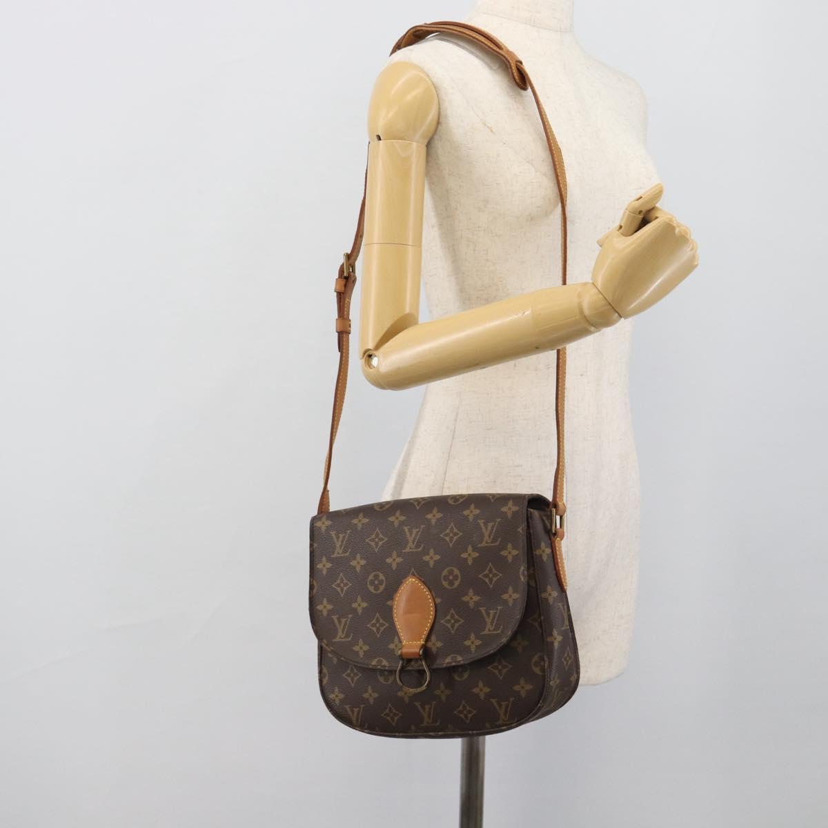 LOUIS VUITTON Monogram Saint Cloud GM Shoulder Bag M51242 LV Auth ep15495